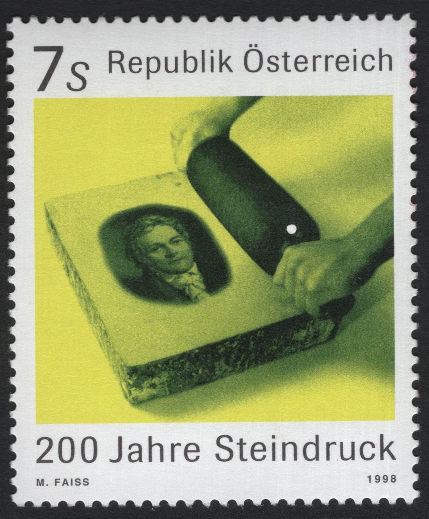 SCG9207 - Austria 1998 – 200 Jahre Steindruck (200 Years of Lithography)