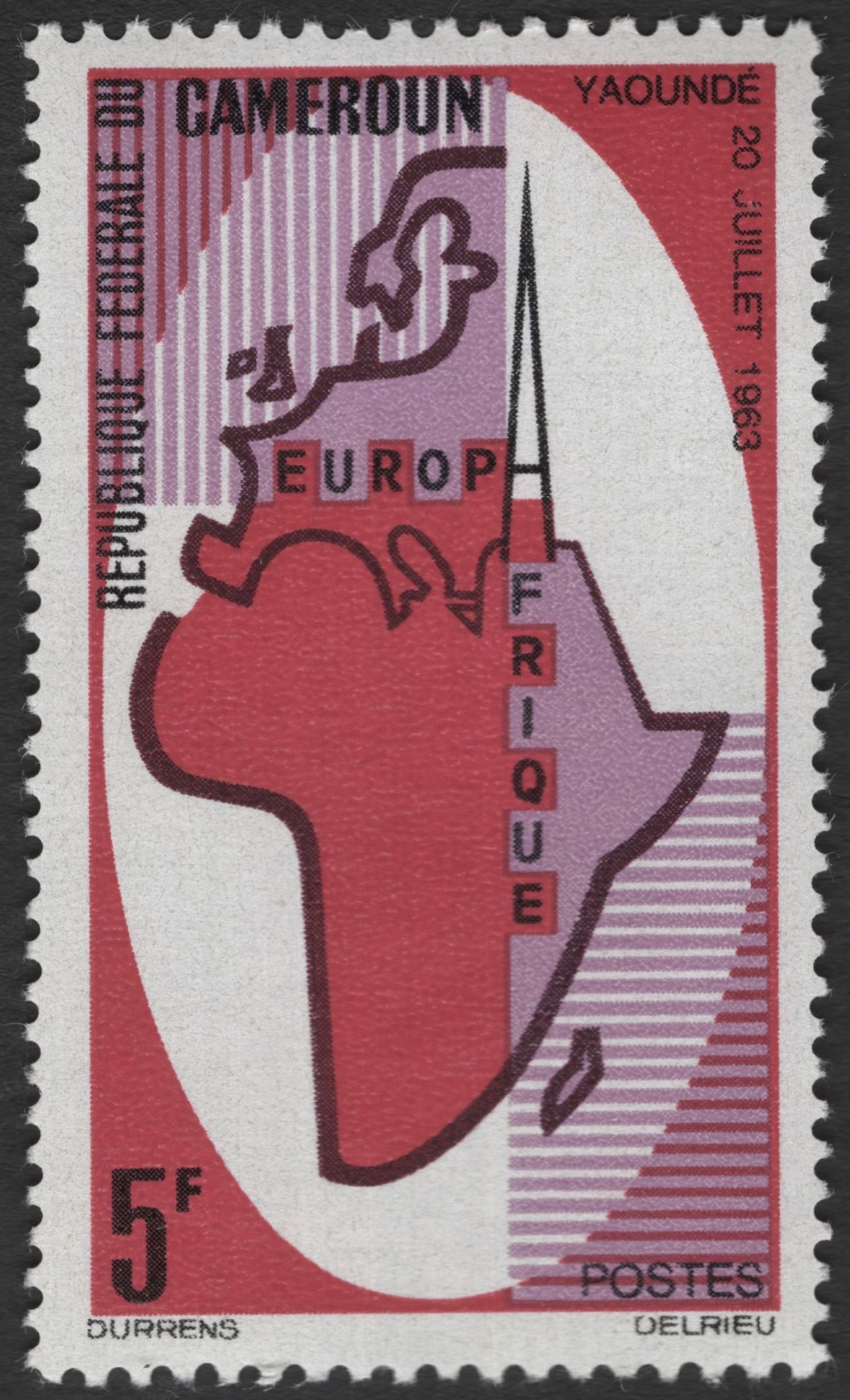SCG11808 - Cameroon 1963 Yaoundé Conference – European Development Fund Commemorative Set