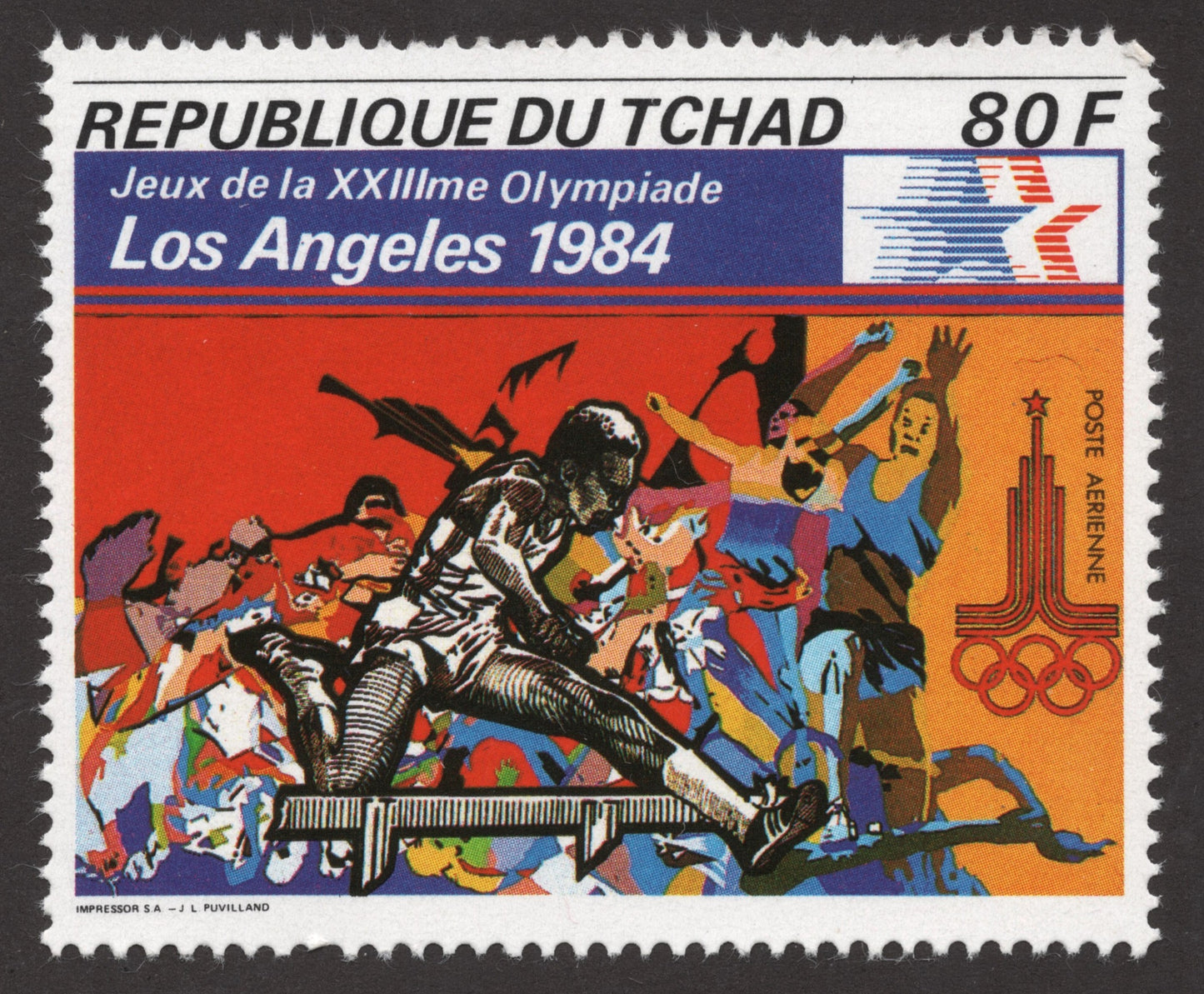 SCG164 Chad 1984 Olympic Games Stamps – Los Angeles XXIII Olympiad Airmail Issue