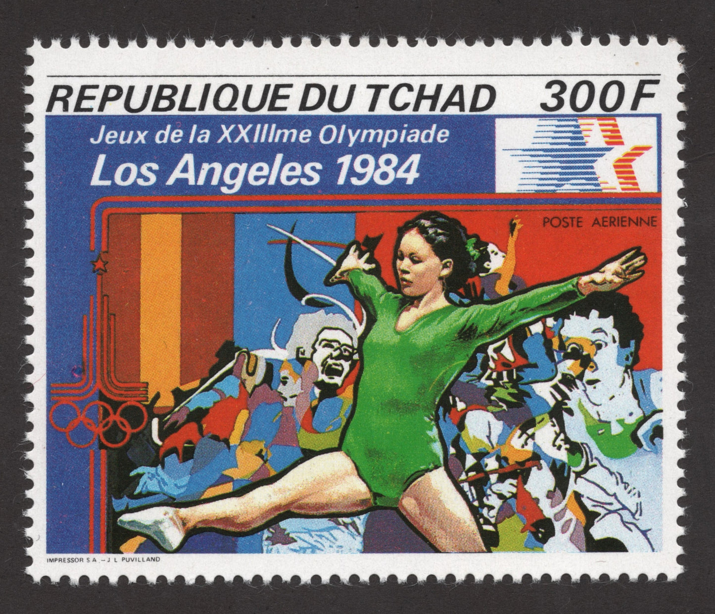 SCG164 Chad 1984 Olympic Games Stamps – Los Angeles XXIII Olympiad Airmail Issue