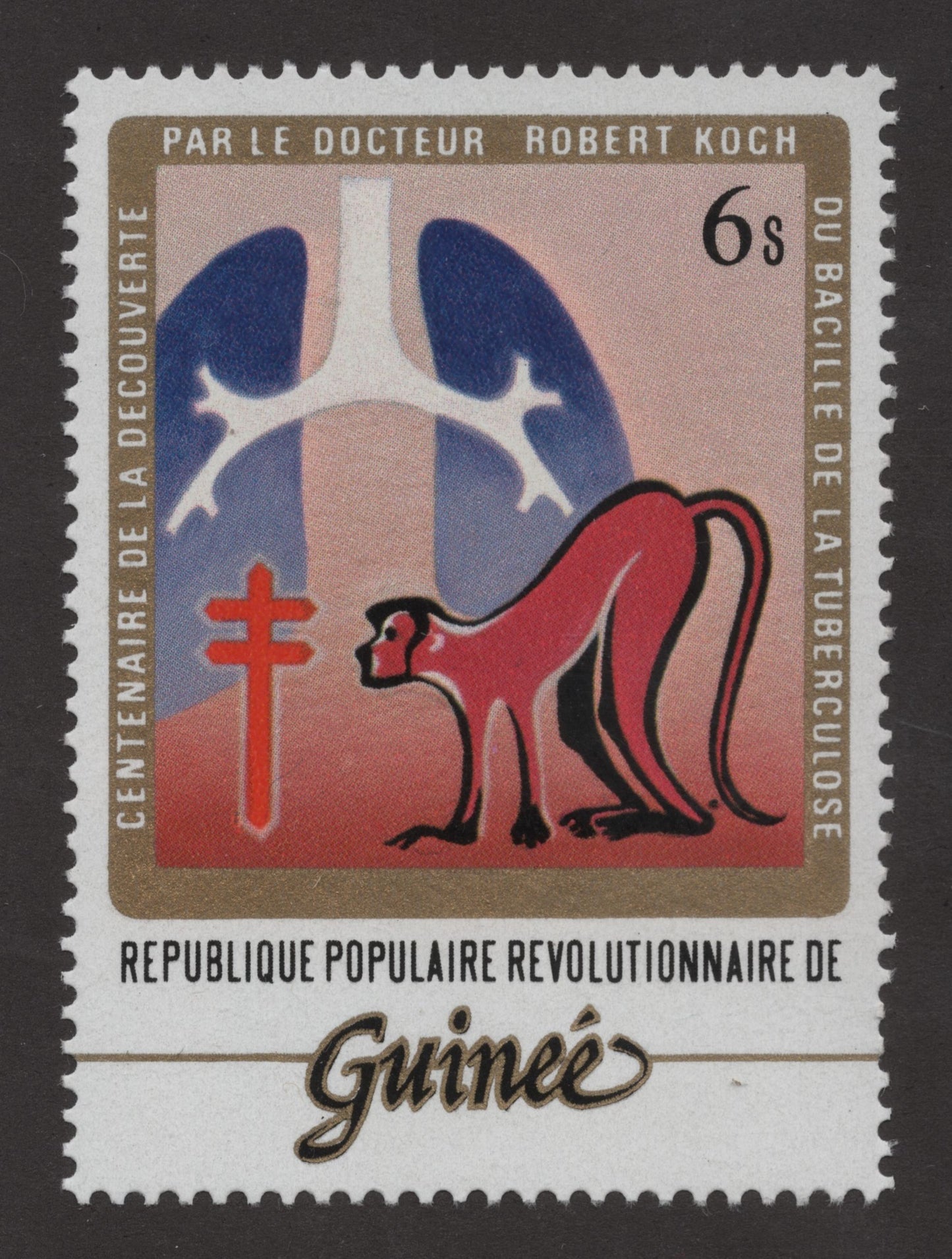 SCG172 Guinea 1982 – Tribute to Robert Koch & the Fight Against Tuberculosis