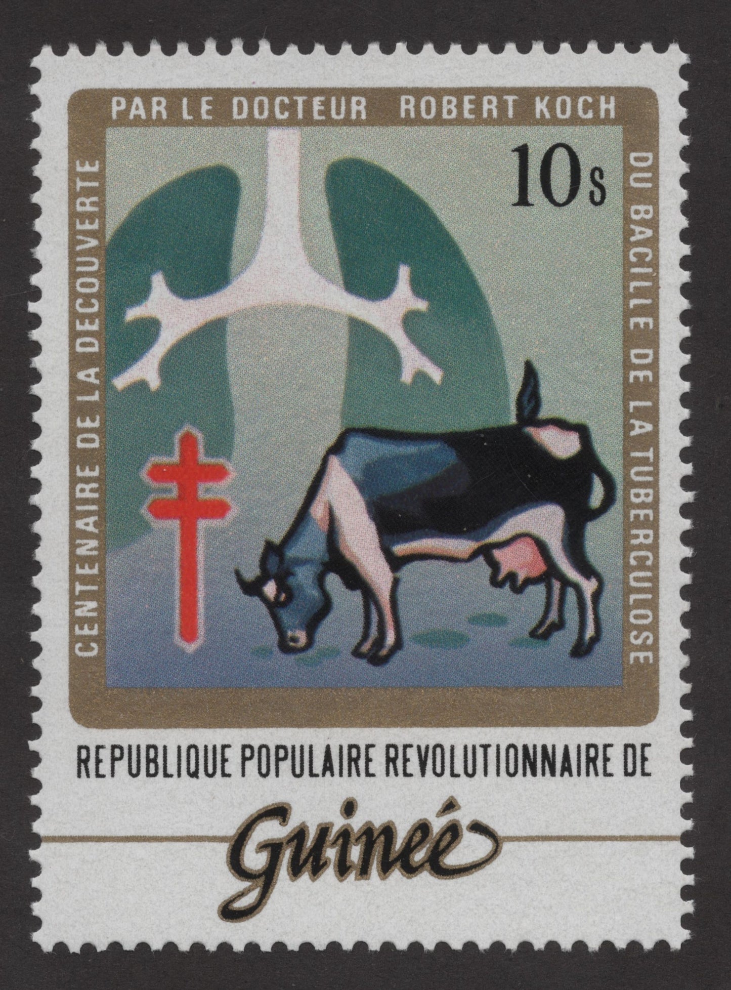 SCG172 Guinea 1982 – Tribute to Robert Koch & the Fight Against Tuberculosis