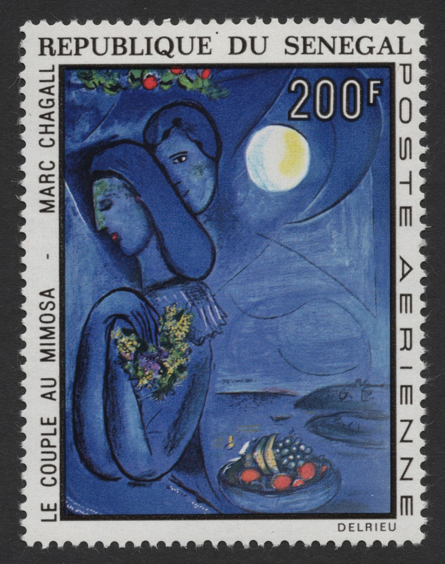 SCG289 - Marc Chagall’s The Couple with Mimosa – Senegal 200F