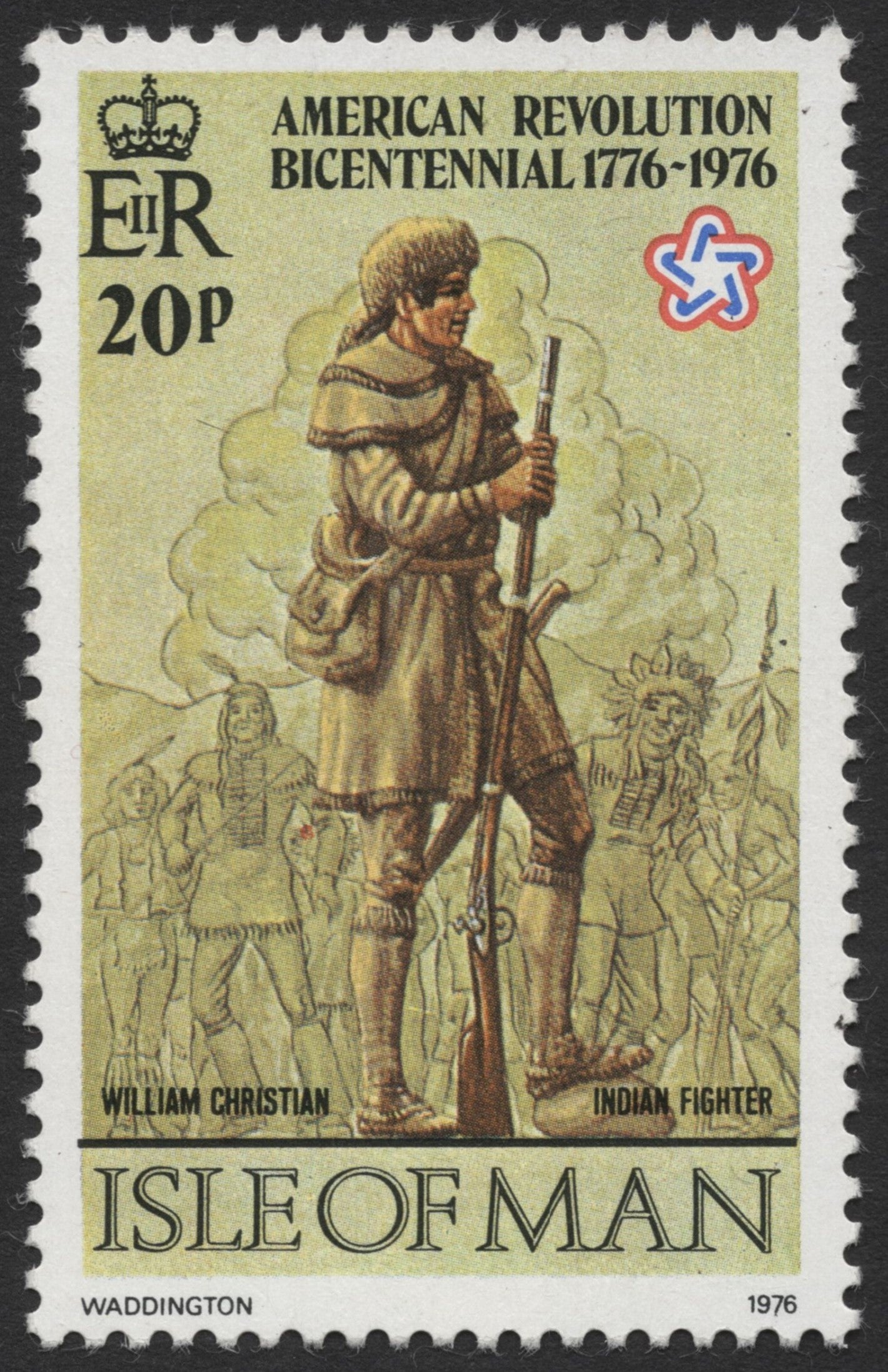 SCG945 - Isle of Man 1976 American Revolution Bicentennial – William Christian