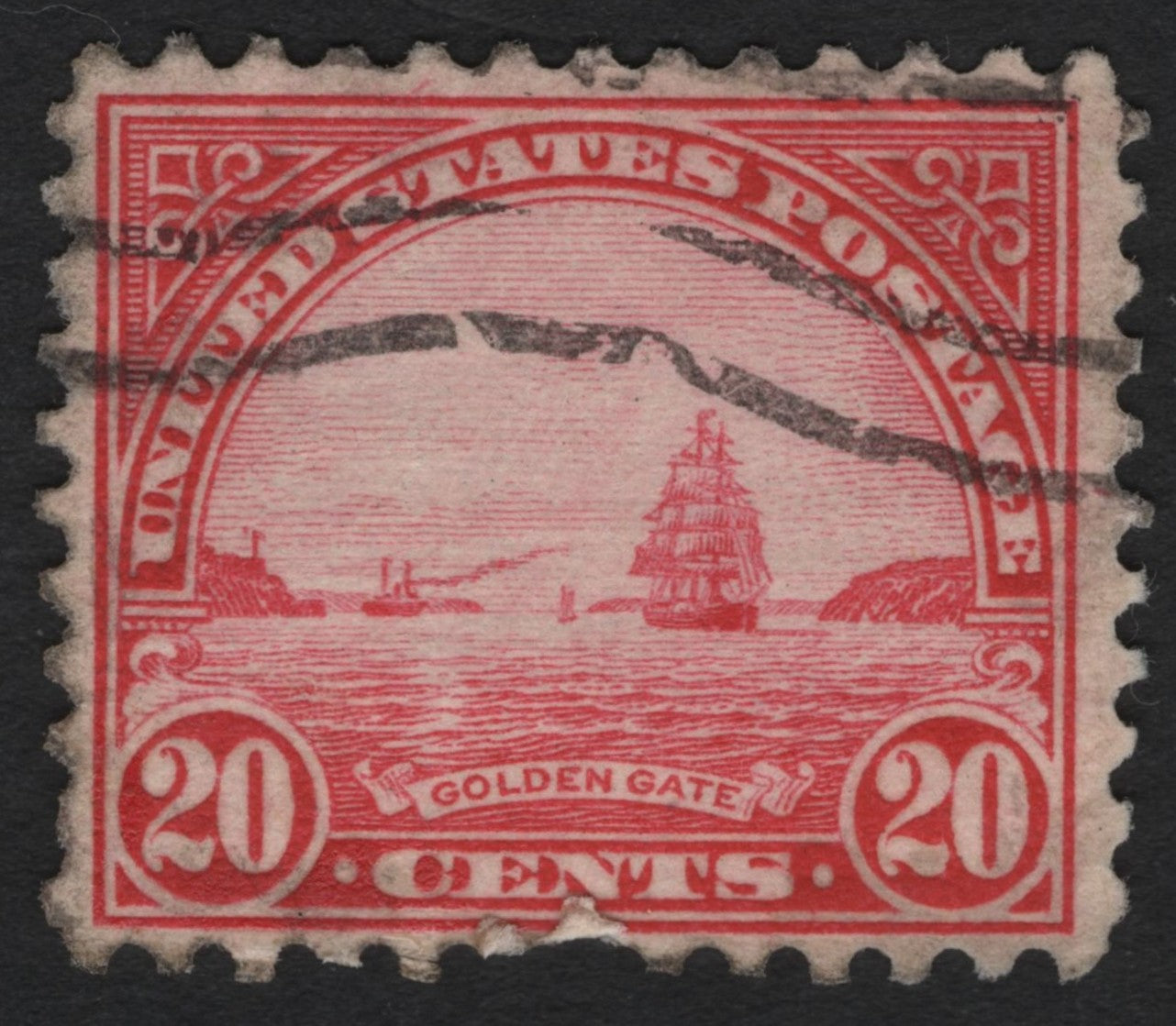 SCG8885 - USA 1901 – Golden Gate, San Francisco – 20¢ Carmine