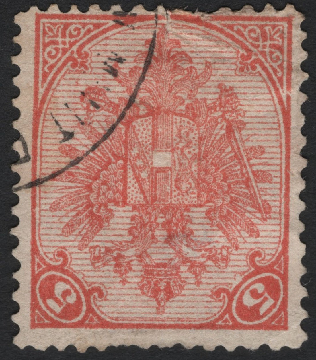 SCG8890 - Austria 2 Kreuzer Imperial Coat of Arms (Franz Joseph Era)
