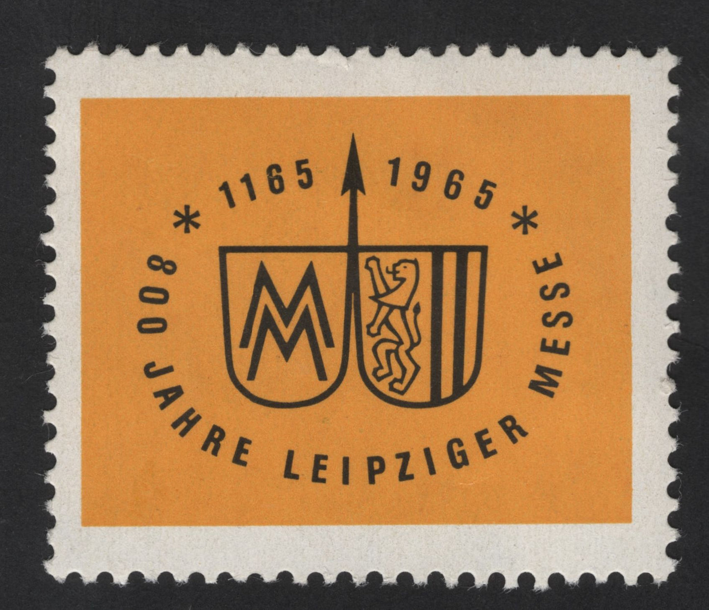SCG13728 - East Germany 1965 – Leipzig Fair 800 Years Commemorative Stamp