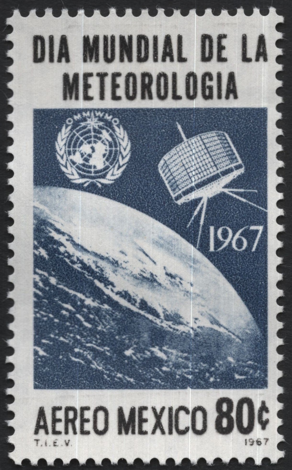 SCG7619 - Mexico 1967 – World Meteorological Day (Día Mundial de la Meteorología)
