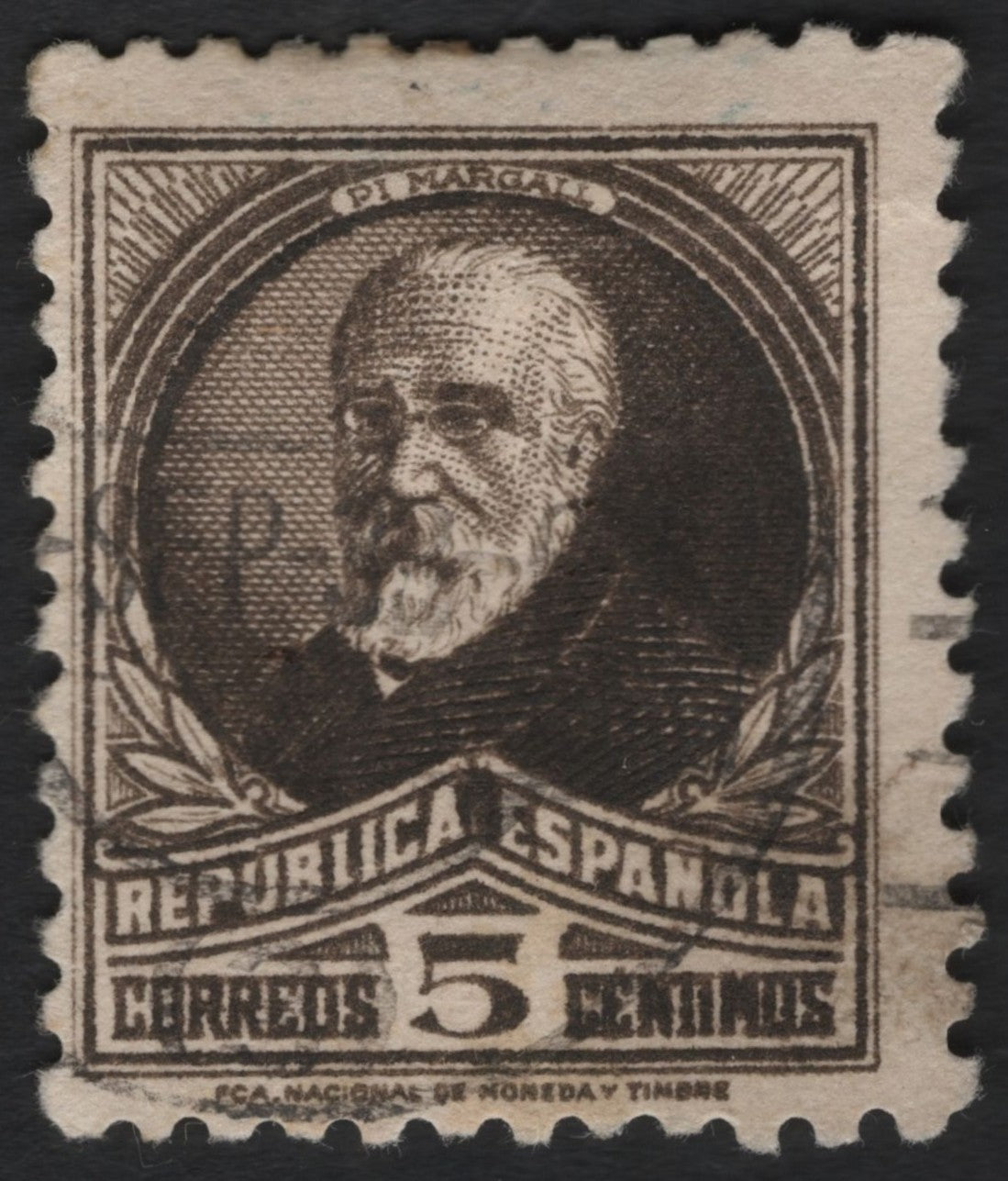 SCG8831 - Spain 5c Pi y Margall – Second Republic Definitive