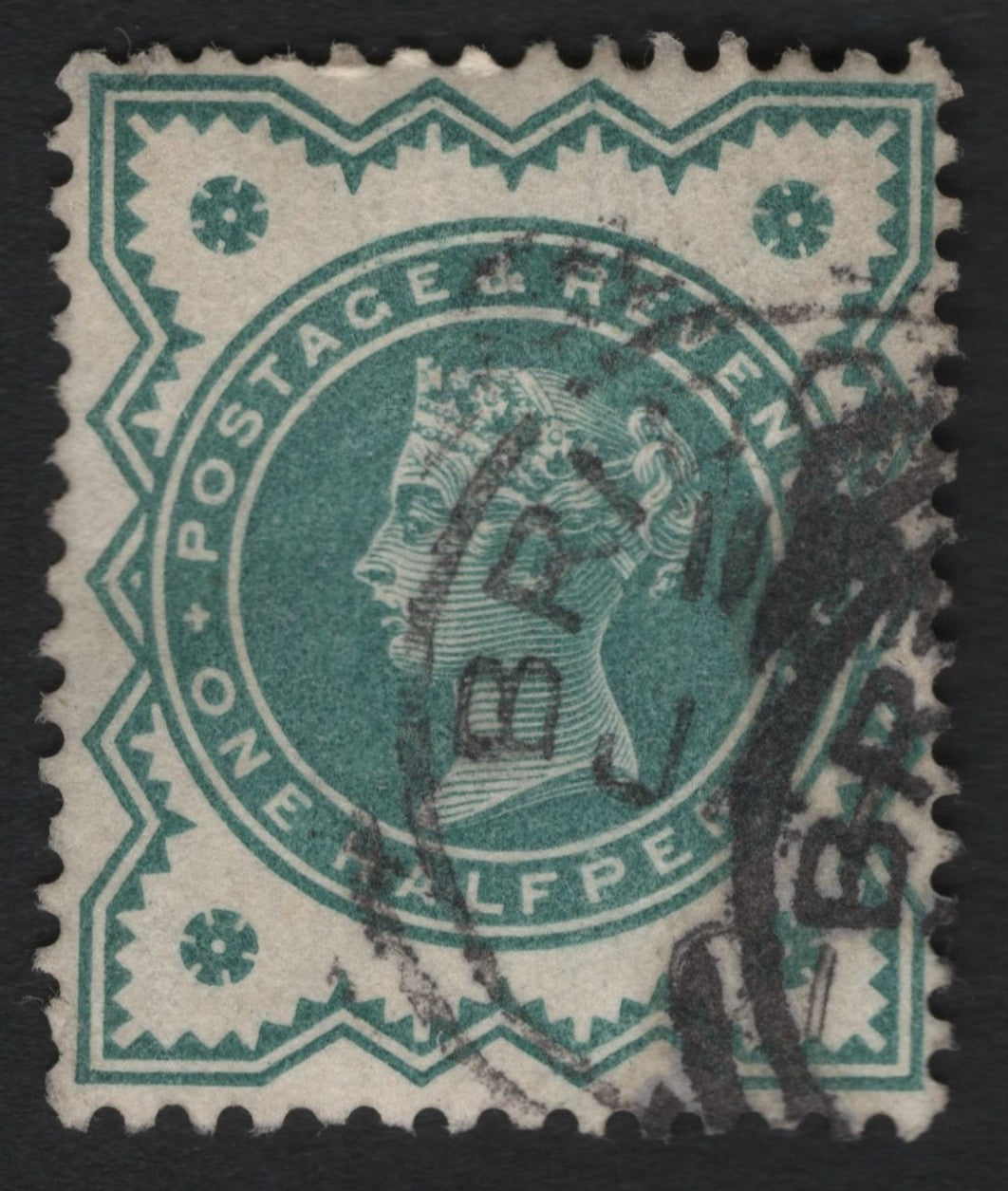 SCG8835 - UK ½d Queen Victoria – Green “Jubilee” Issue (Used)