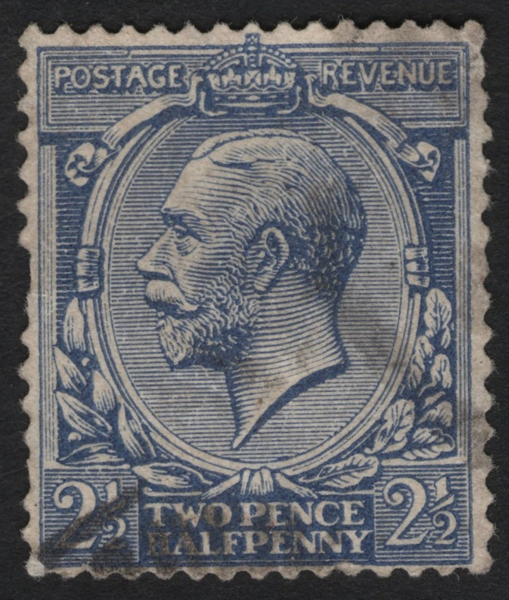SCG8819 - Great Britain King George V 2½d Blue – Profile Head Issue