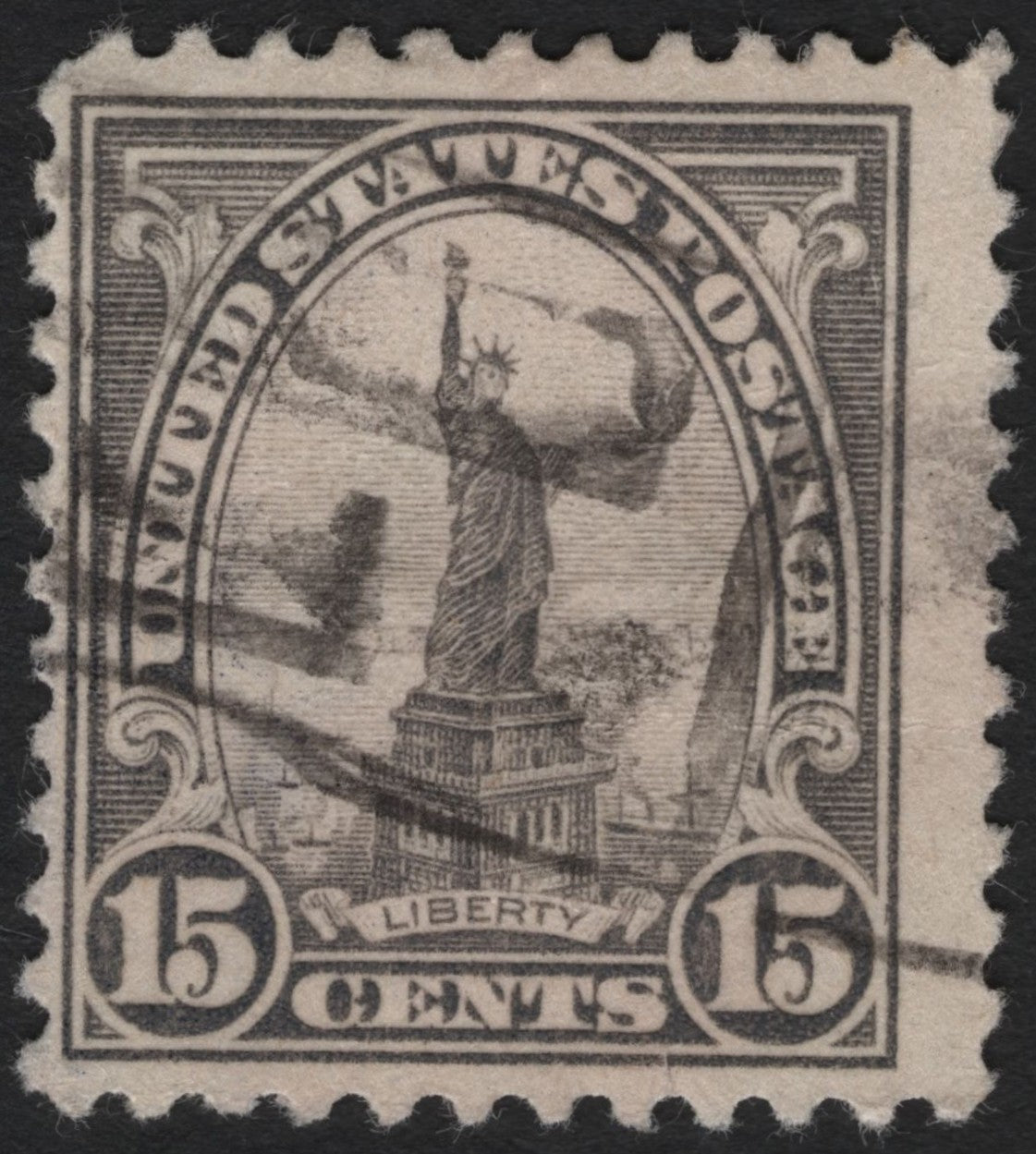 SCG8838 - USA 1922 – 15¢ Statue of Liberty Definitive