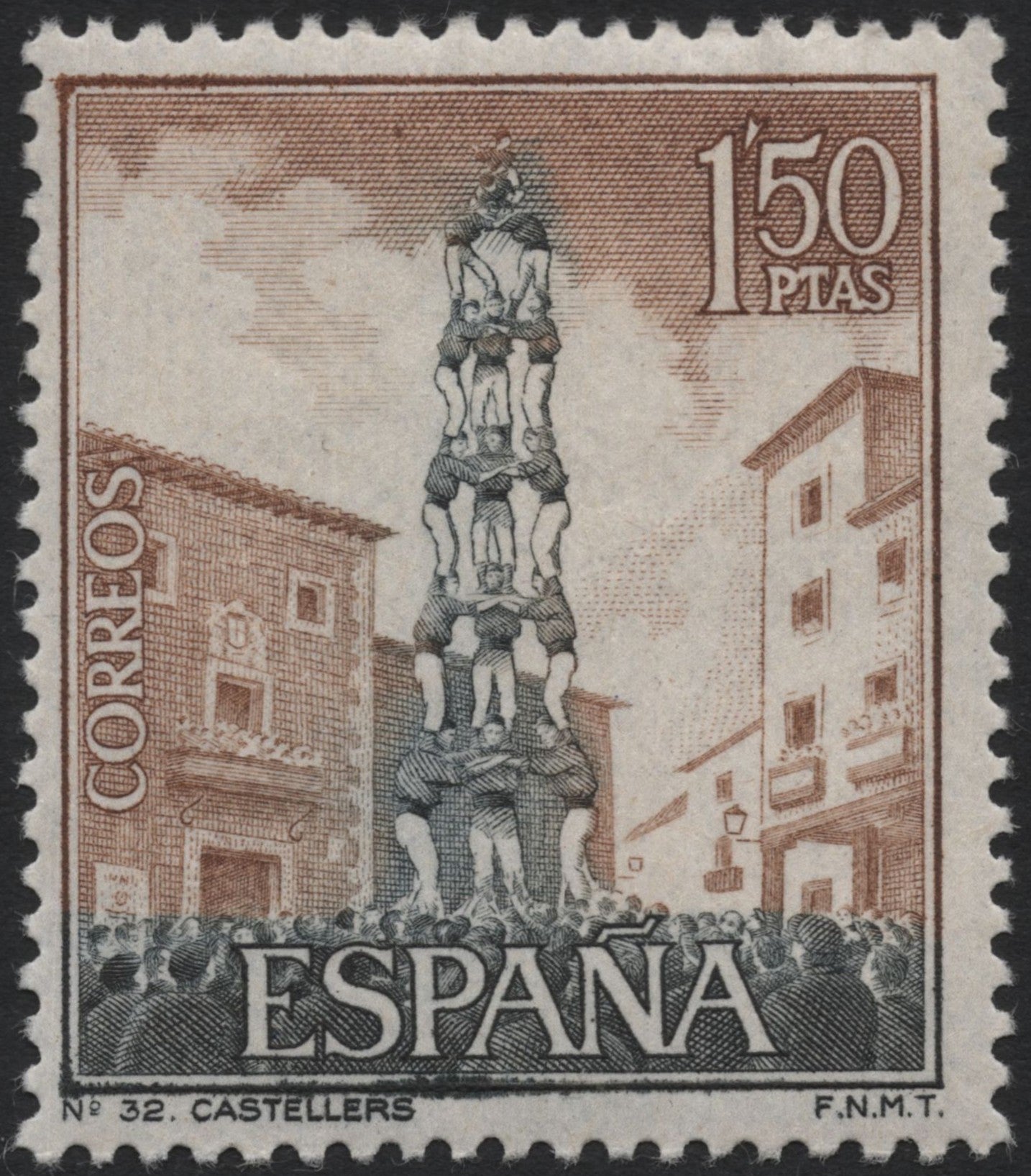 SCG7631 - Castellers – Human Tower Tradition of Catalonia (Spain)