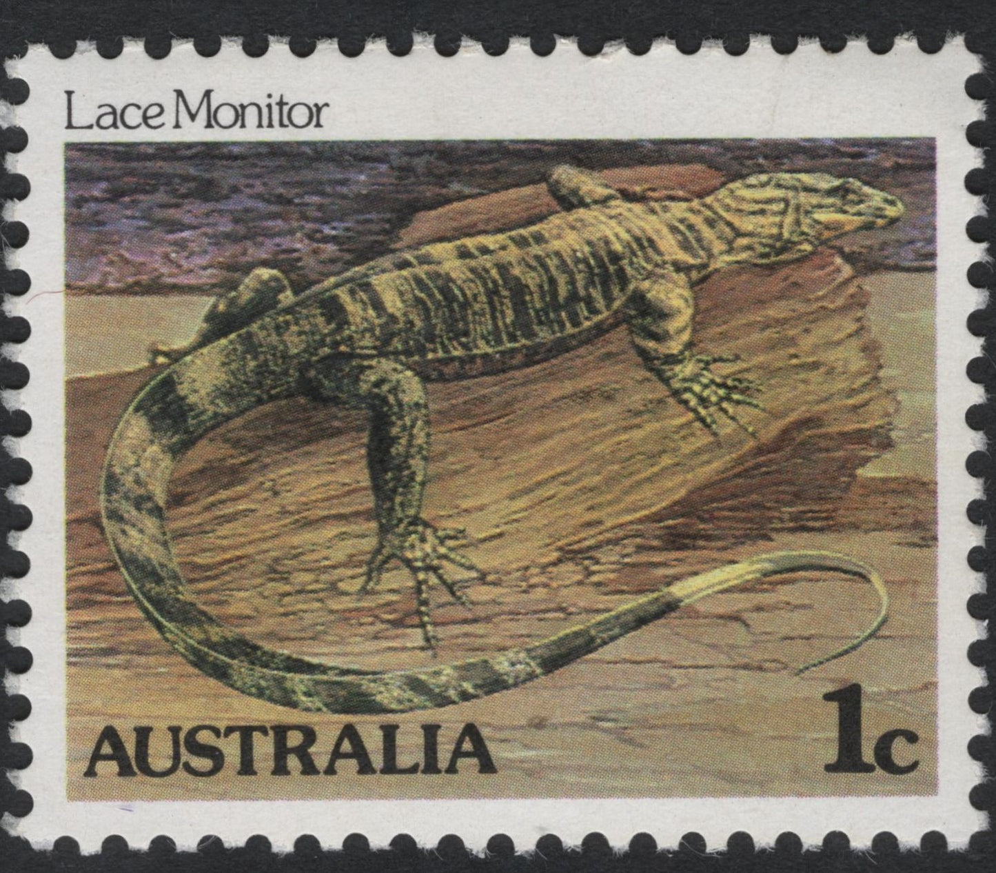 SCG7453 - Australia – Lace Monitor (1 cent, issued 1982)