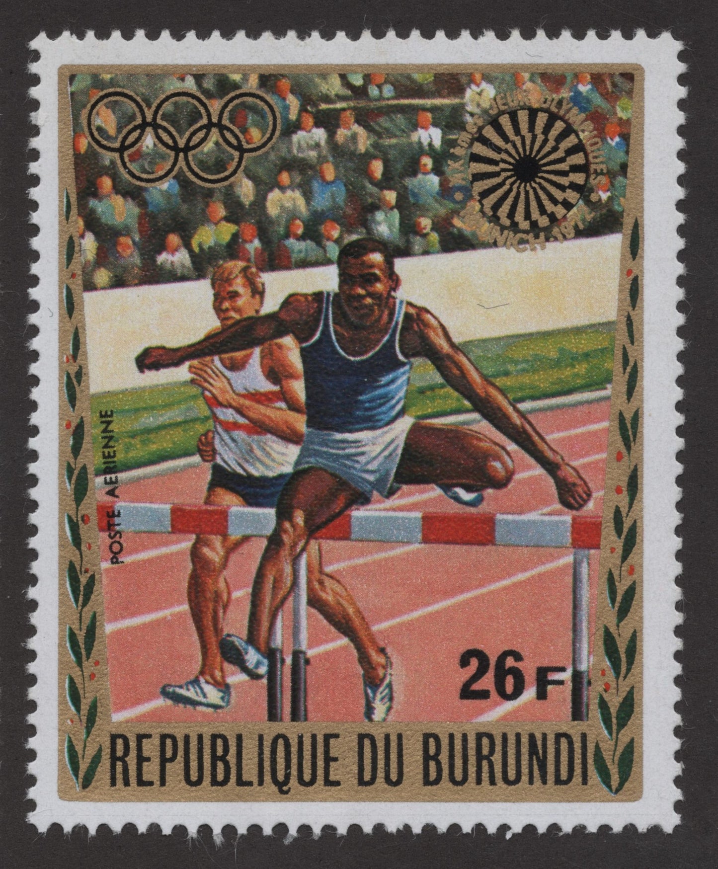 SCG168 Burundi Olympic Sports Stamps – Athletics & Strength Events Commemorative Set