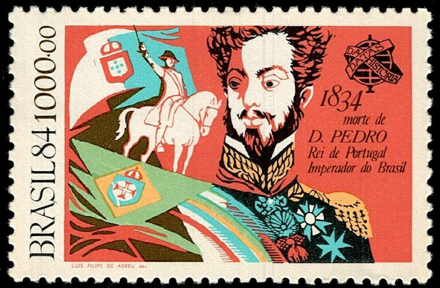 SCG792 - 1984 Brazil Death Anniversary of Dom Pedro I Stamp