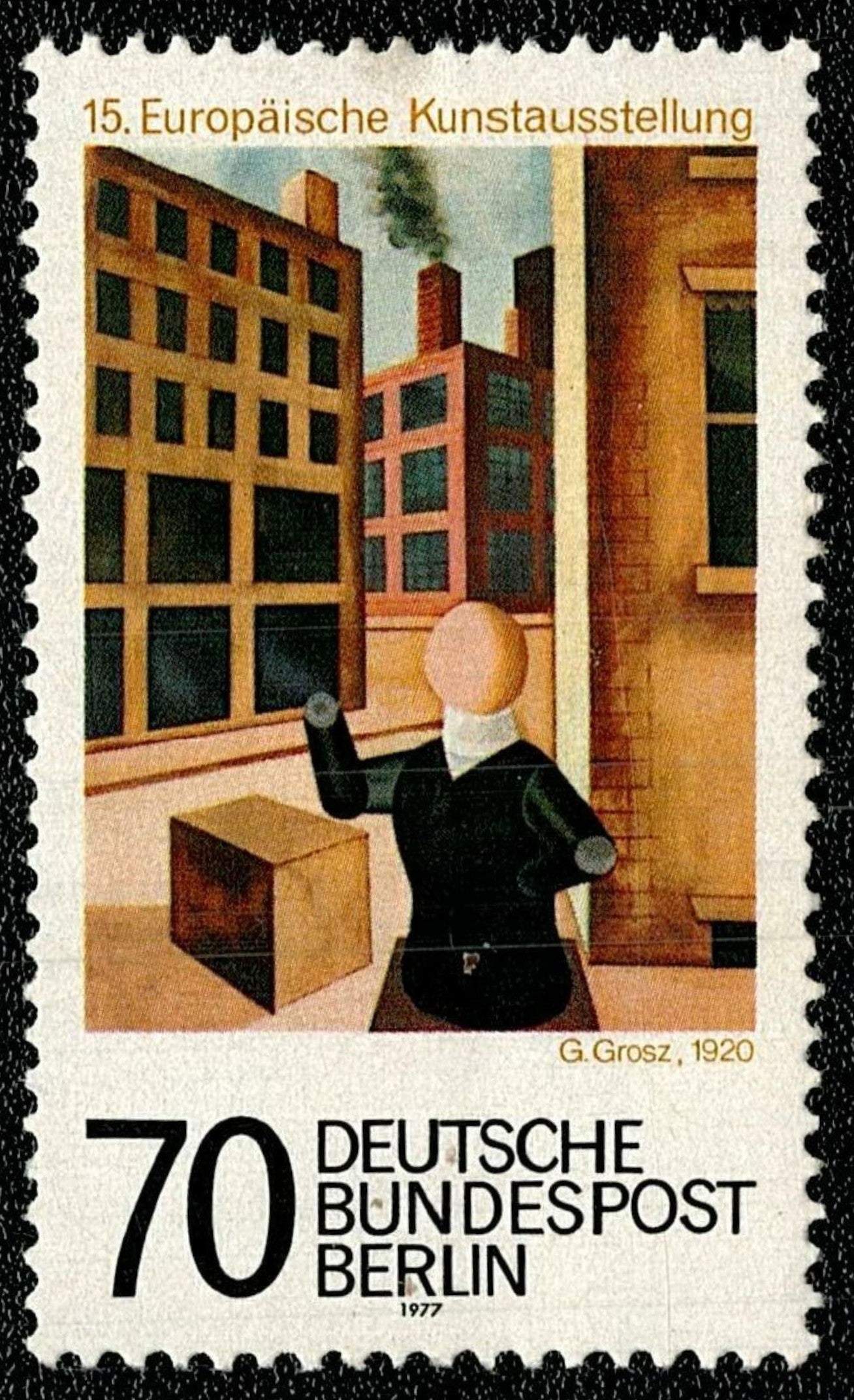 SCG805 - Germany 1977 - 15th European Art Exhibition – George Grosz