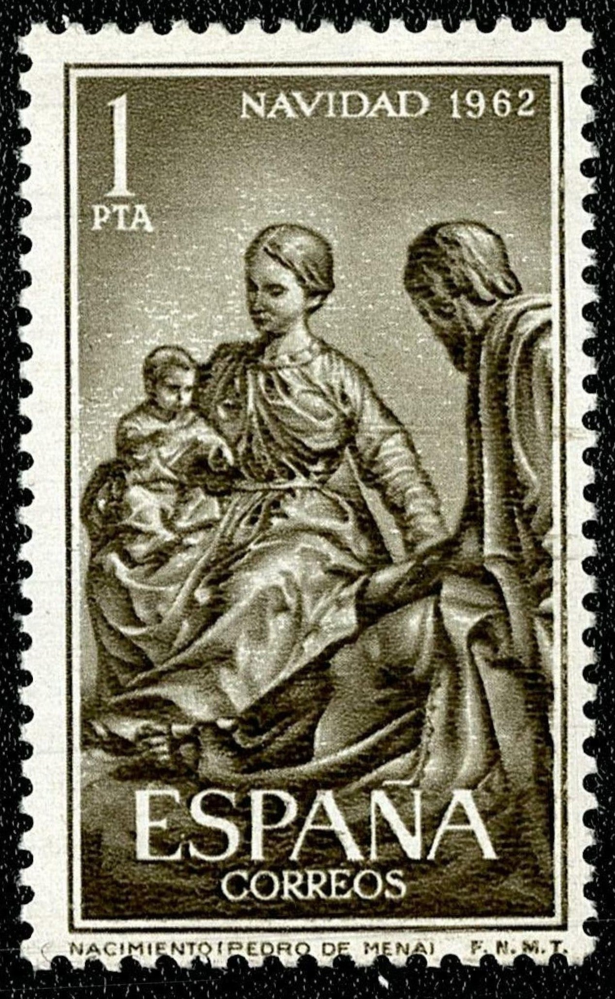 SCG807 - Spain 1962 Christmas – Nativity by Pedro de Mena