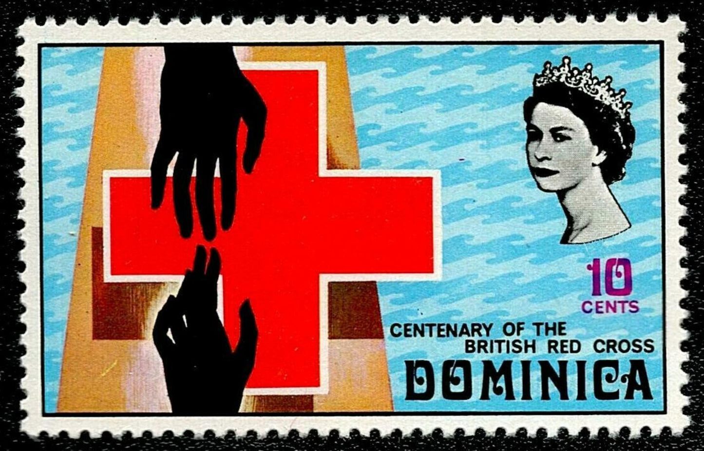 SCG1676 - Dominica 10¢ – British Red Cross Centenary Stamp