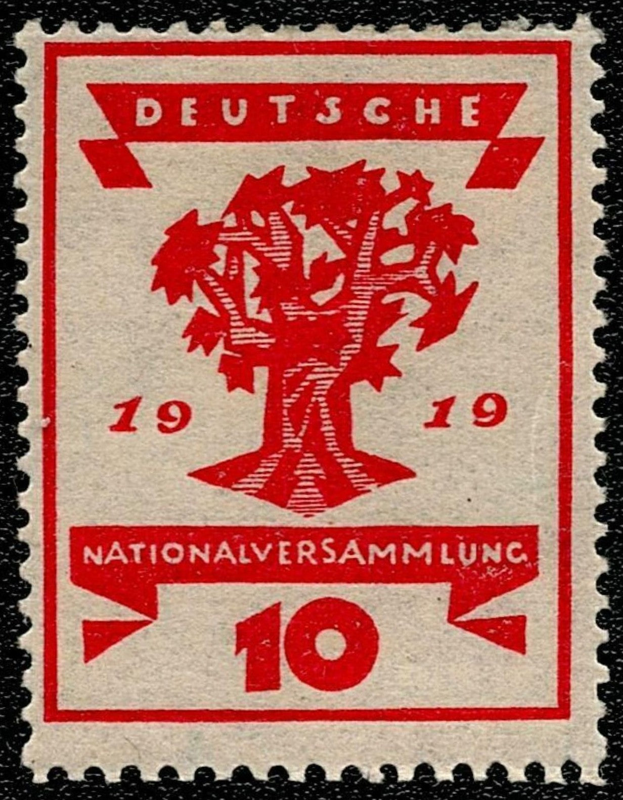 SCG1185 - 1919 Germany Stamp – National Assembly (Weimar Republic)