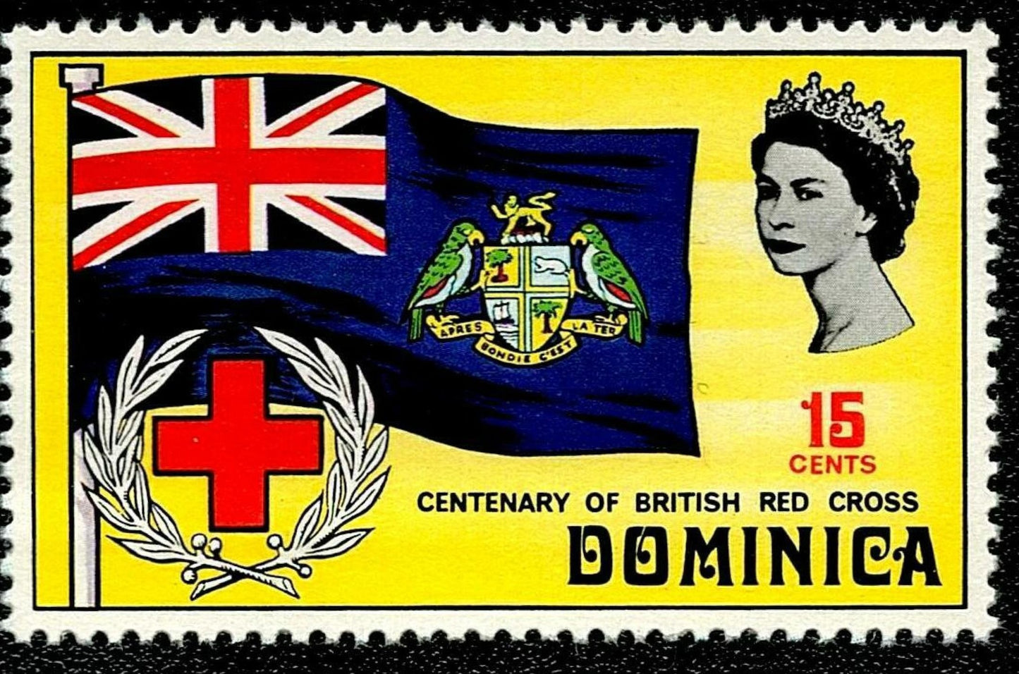 SCG1678 - Dominica 15¢ – Centenary of the British Red Cross Stamp