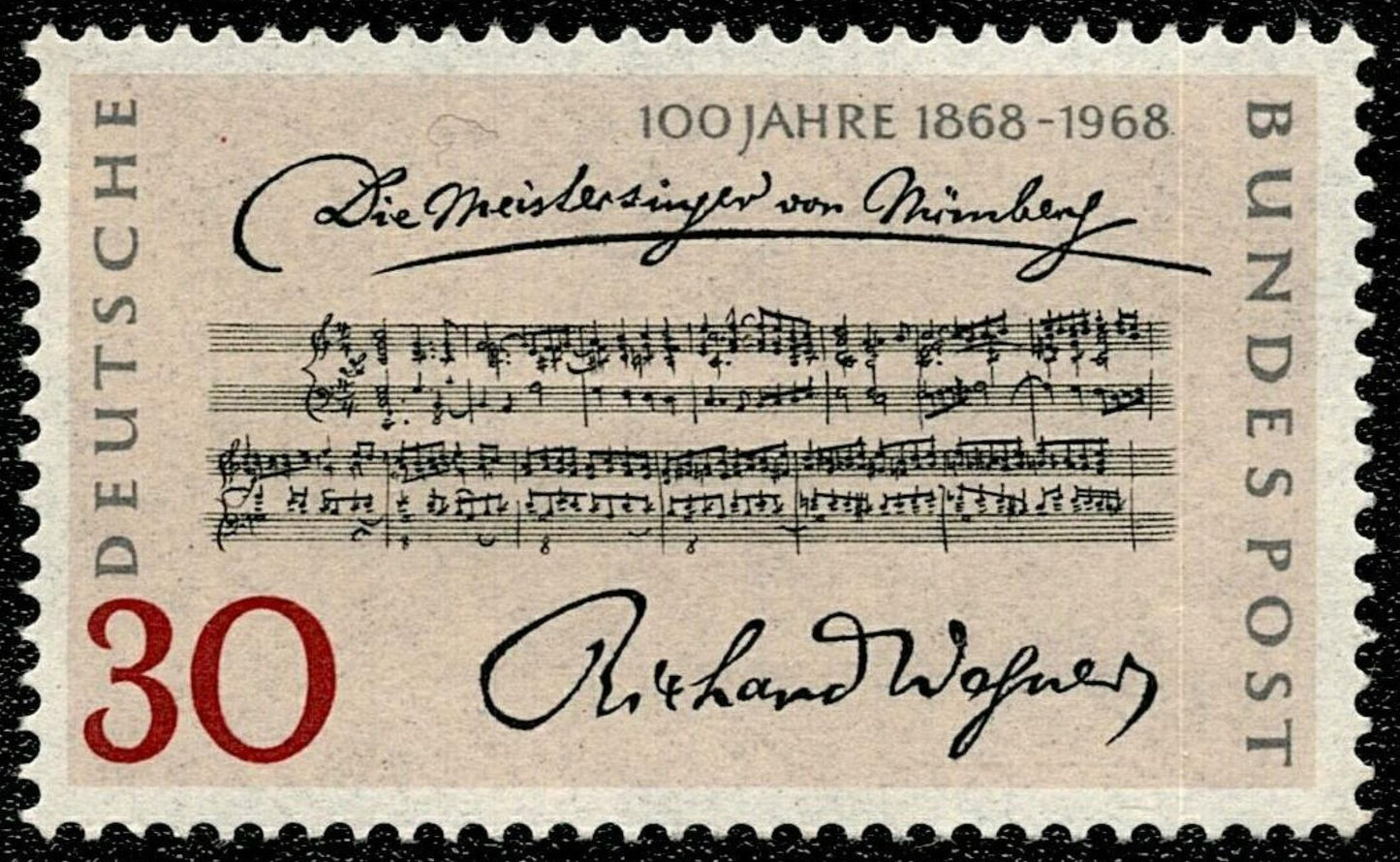 SCG1188 - 1968 Deutsche Bundespost – Wagner’s Musical Legacy