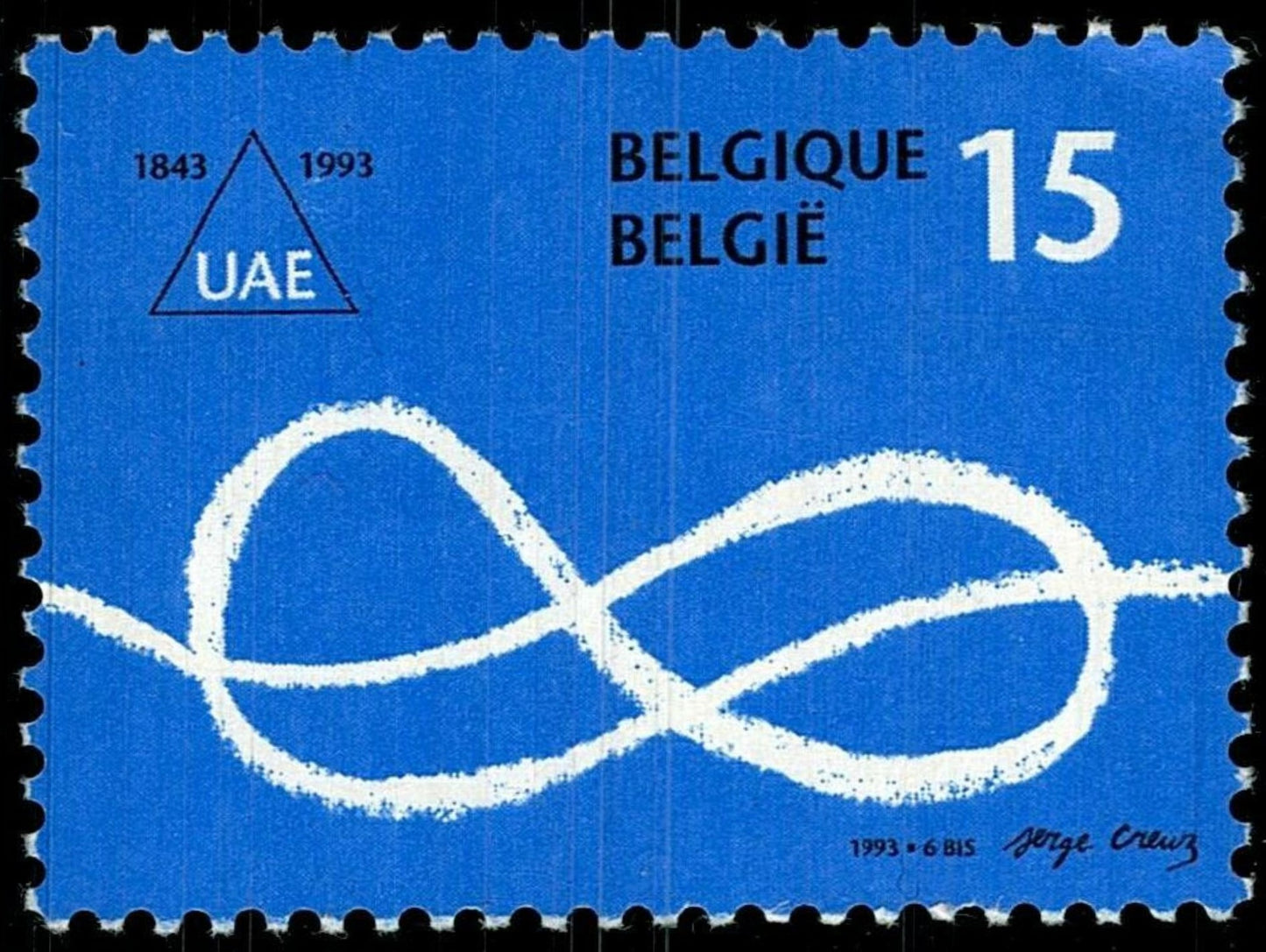 SCG819 - 150 Years Belgian Postal Union – 1993 Issue