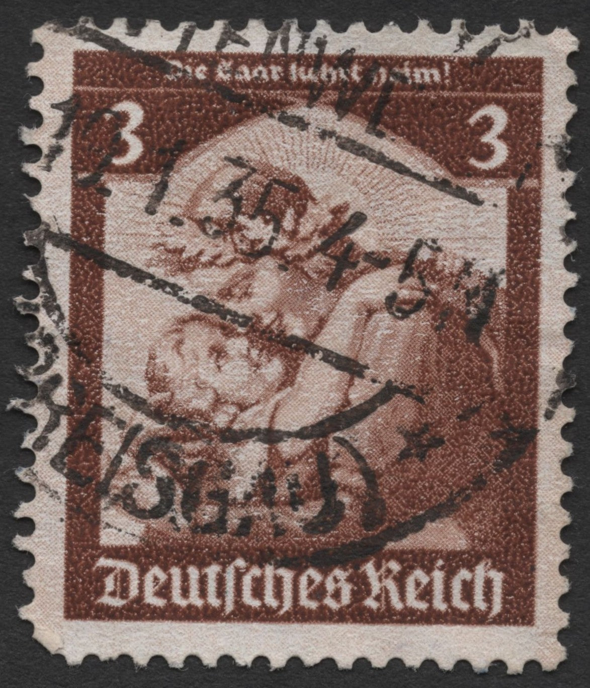 SCG730 - 1935 Deutsches Reich Saar Homecoming Pair