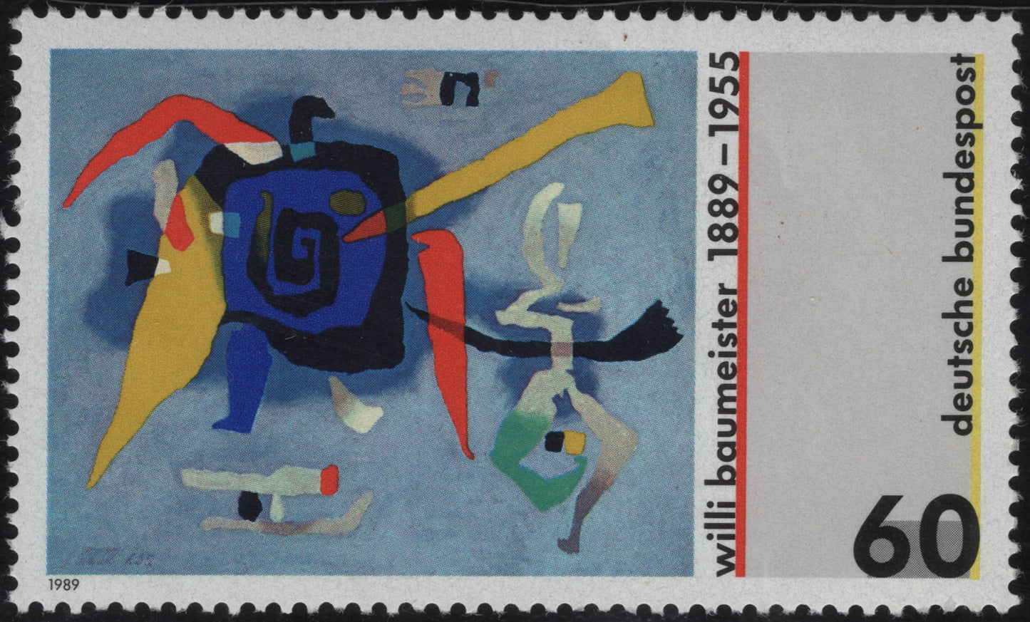 SCG866 - Germany 1989 – Willi Baumeister Commemorative Stamp