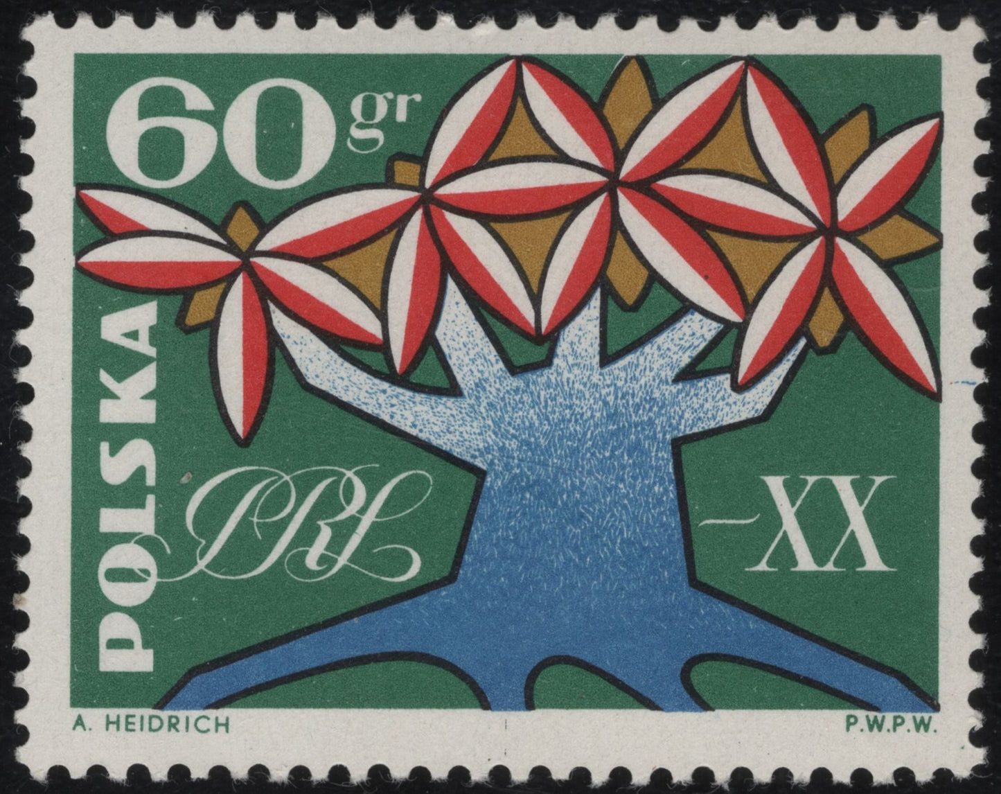 SCG871 - Poland – 20th Anniversary of the Polish People’s Republic (PRL) Stamp