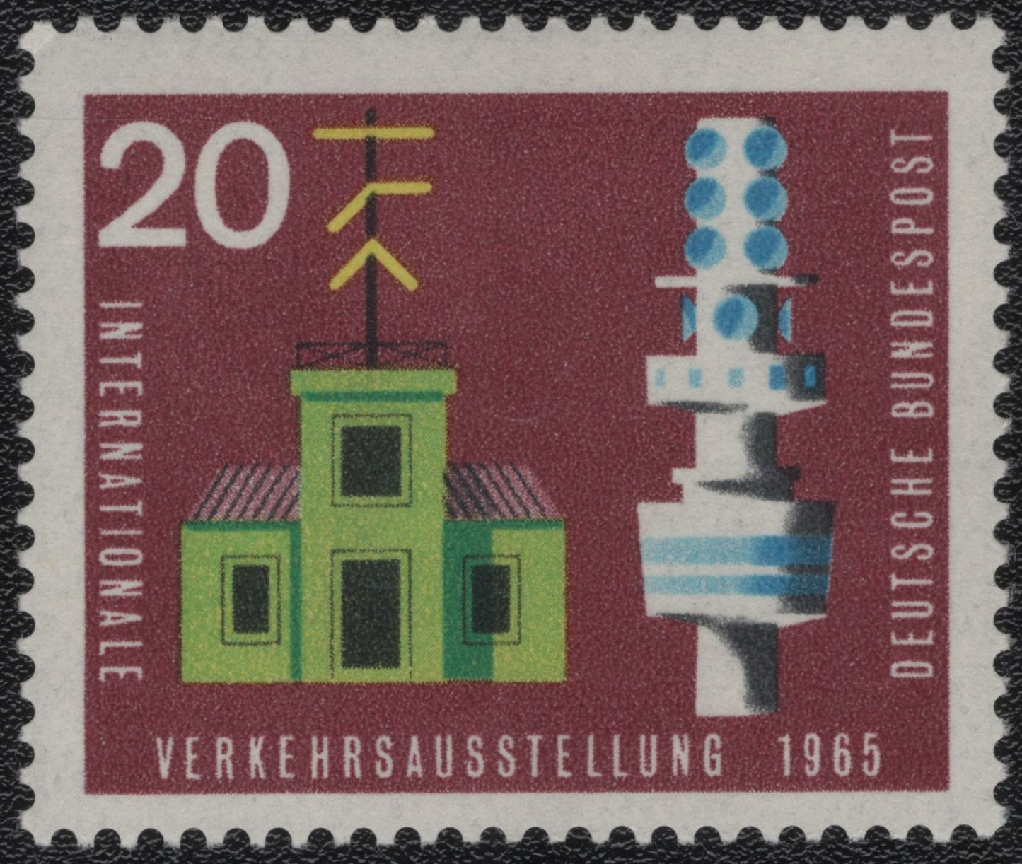SCG882 - Germany 1965 – International Transport Exhibition Stamp