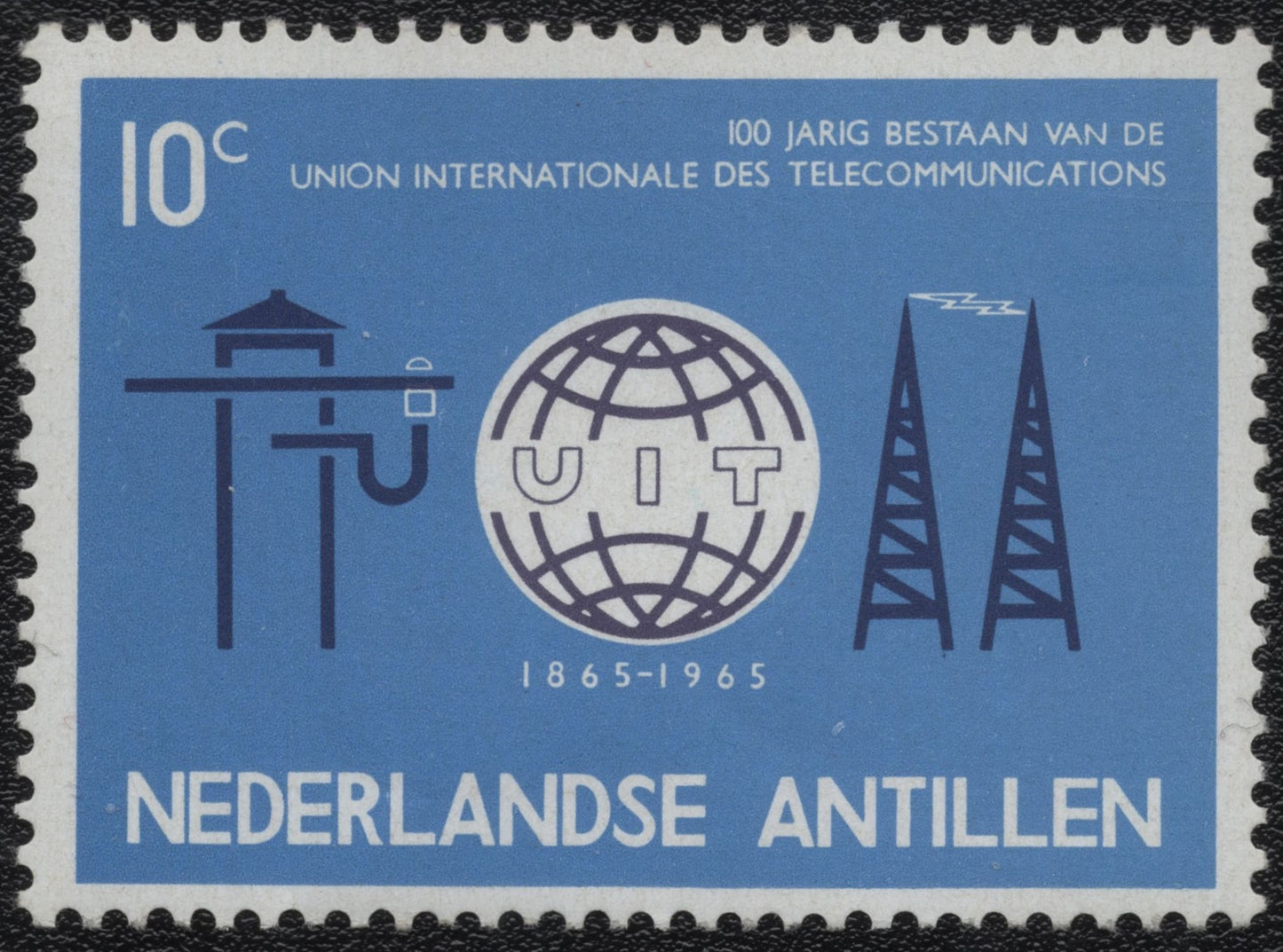 SCG841 - Netherlands Antilles 100 Years of International Telecommunications