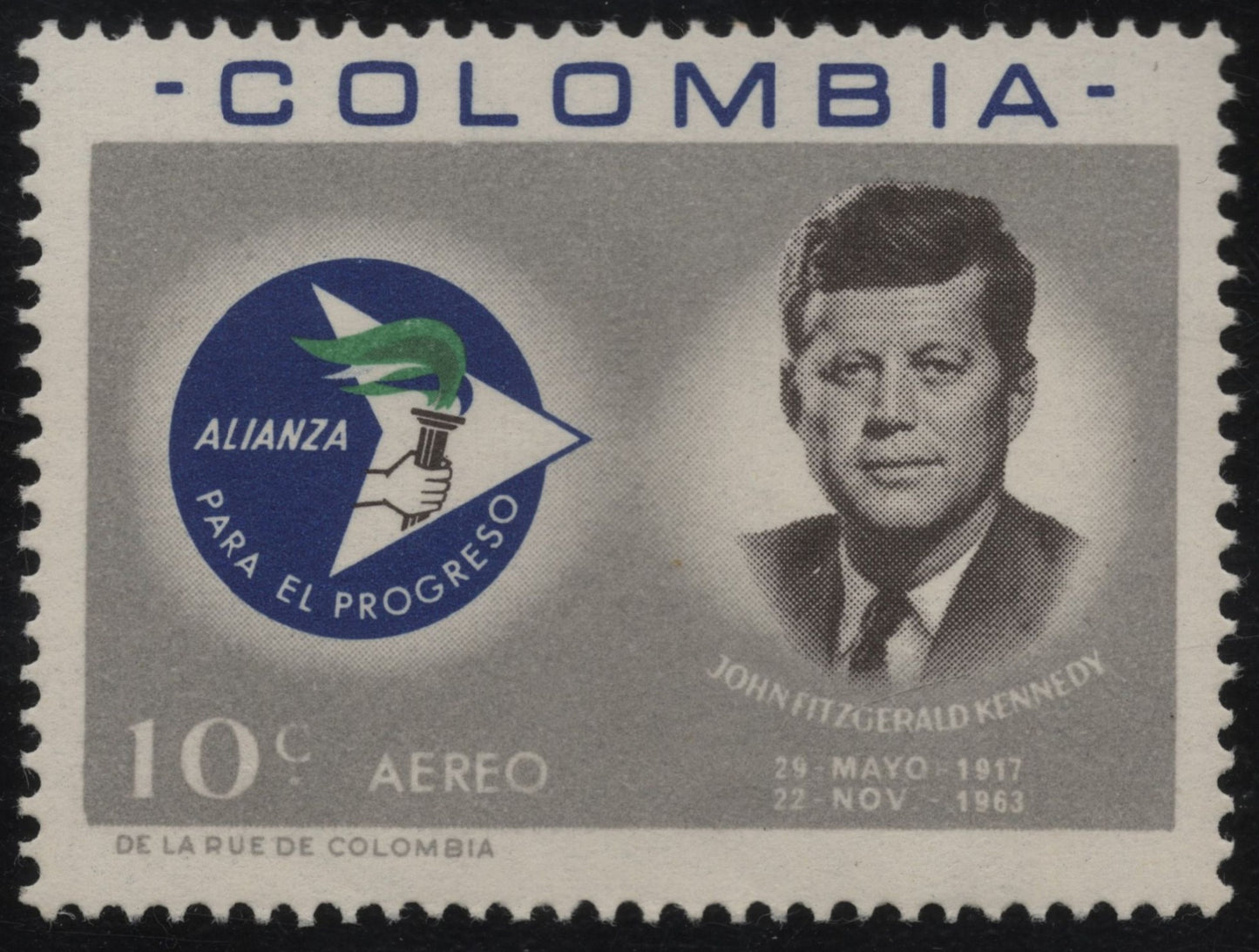 SCG851 - Colombian Airmail – Kennedy and Alliance for Progress