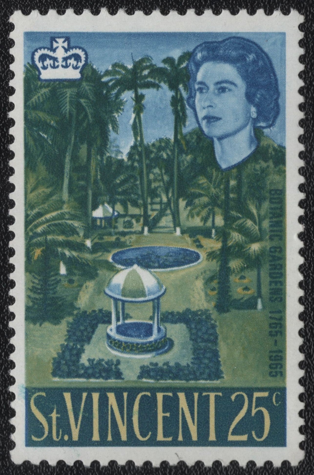 SCG910 - St. Vincent 1965 Stamp – Bicentenary of the Botanic Gardens