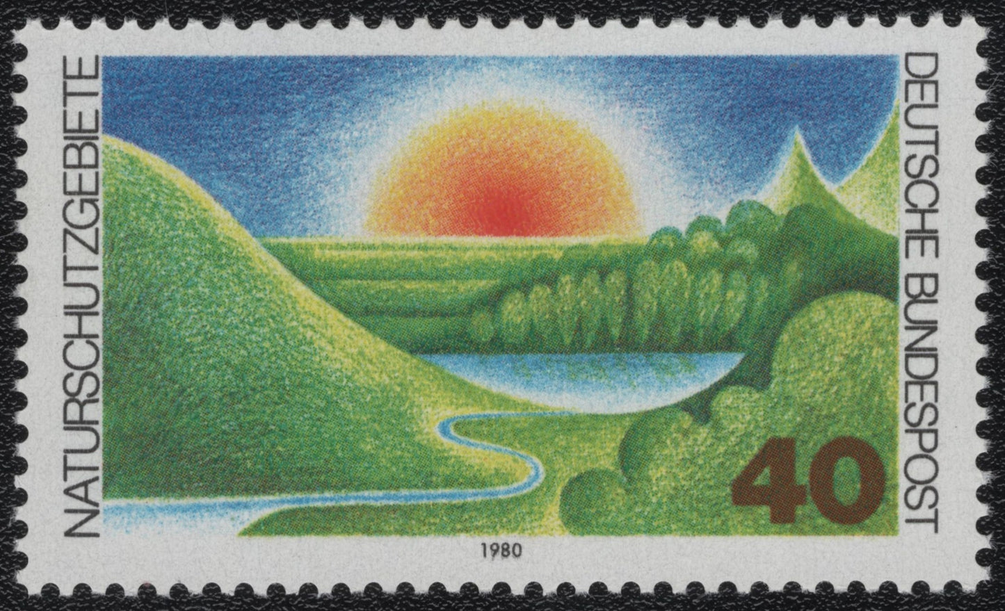SCG995 - Nature Reserves – Sunrise Landscape (1980)