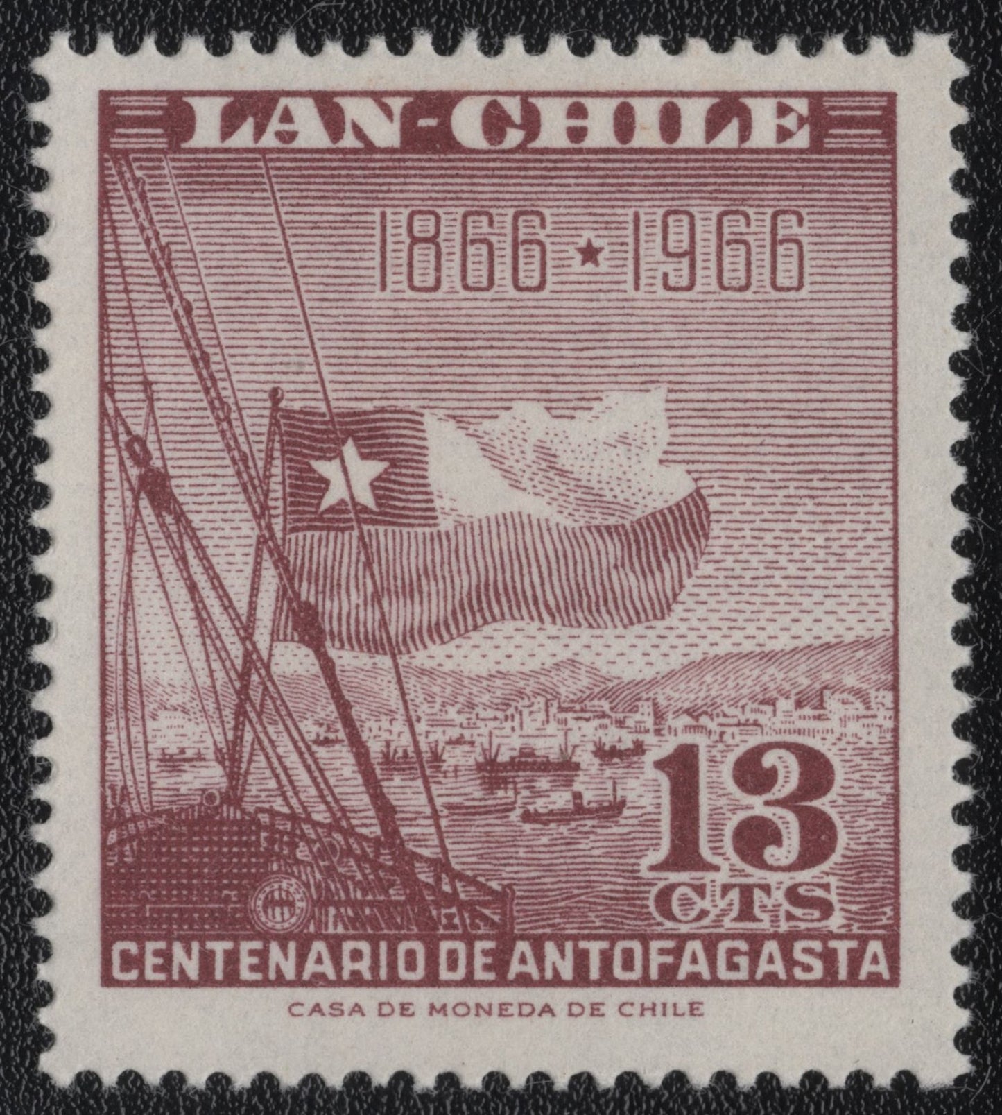 SCG1054 - Chile 1966 – Centenary of Antofagasta