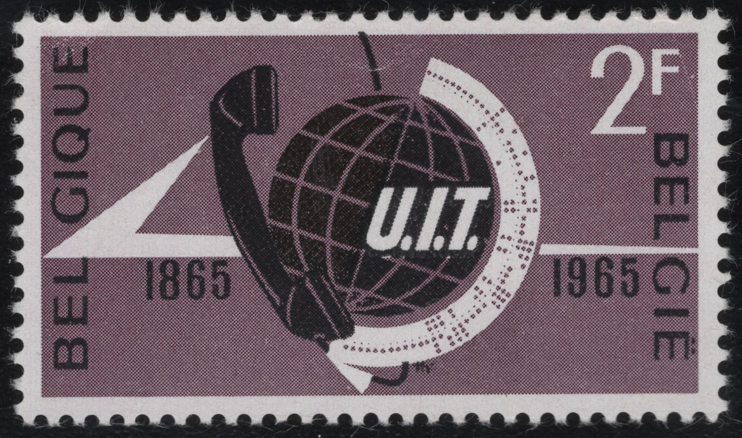 SCG1081 - Belgium 1965 – Centenary of the International Telecommunication Union (UIT)