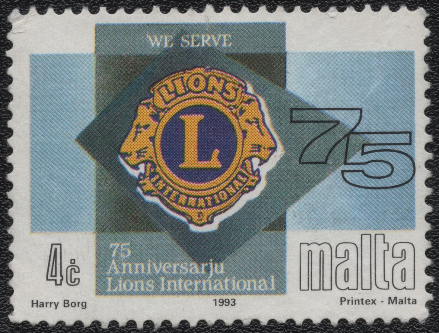 SCG1092 - Malta 1993 – 75th Anniversary of Lions International