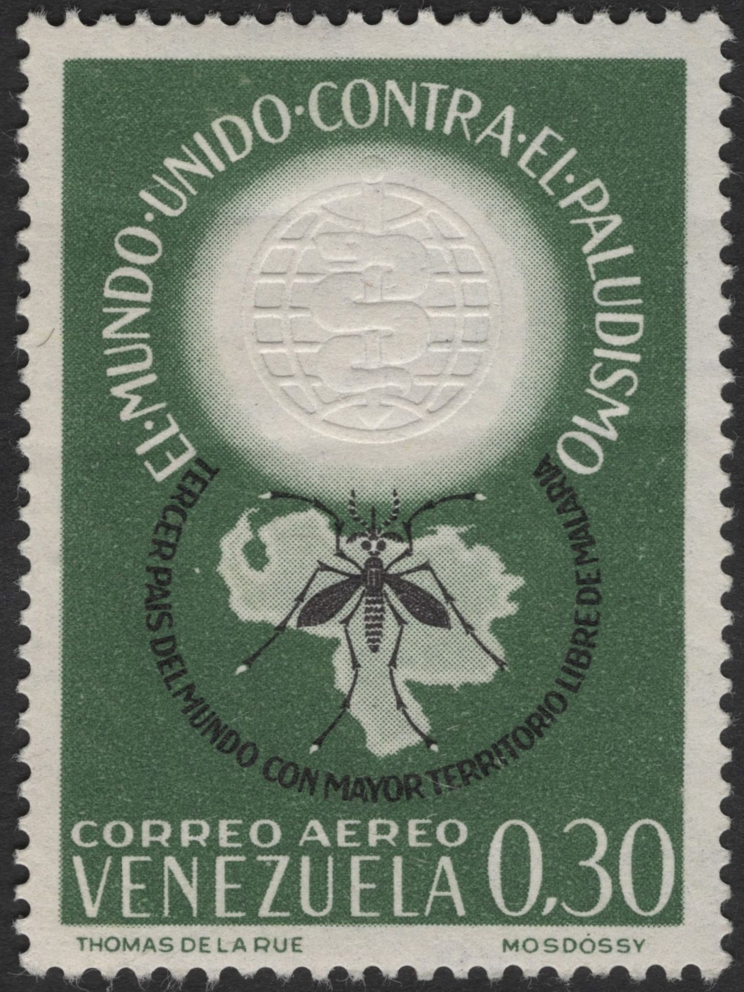 SCG1151 - Venezuela Airmail – Malaria Eradication Campaign