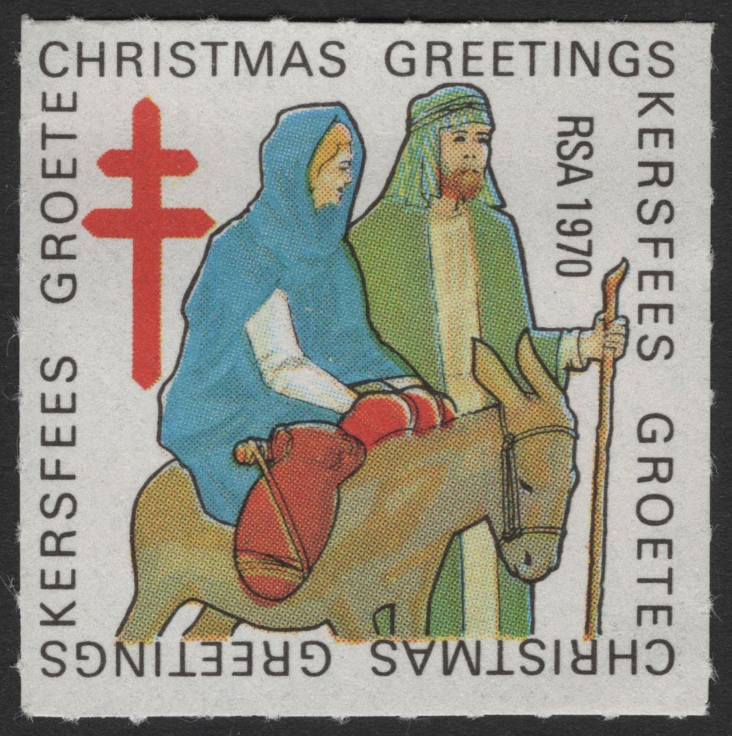 SCG1152 - South Africa 1970 Christmas Seal – Mary and Joseph