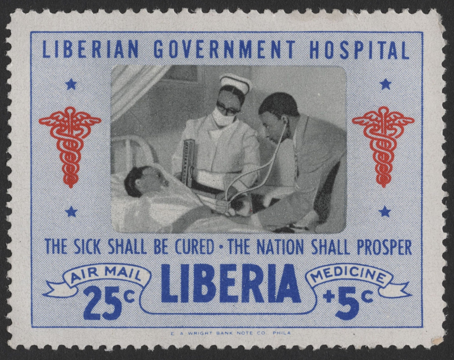 SCG1153 - The Sick Shall Be Cured – Liberia Health Stamp
