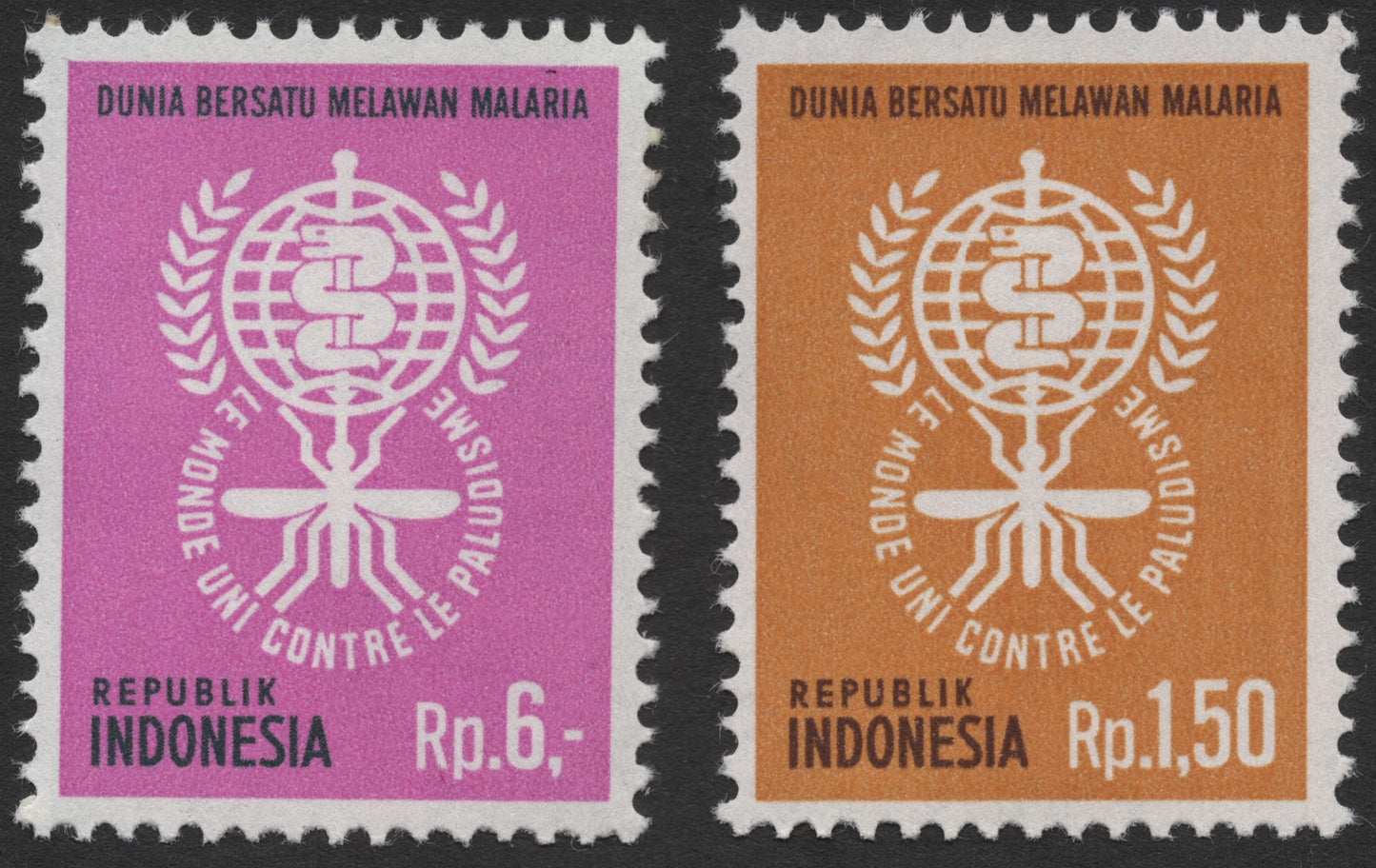 SCG1163 - Indonesia – Anti-Malaria Campaign Stamps