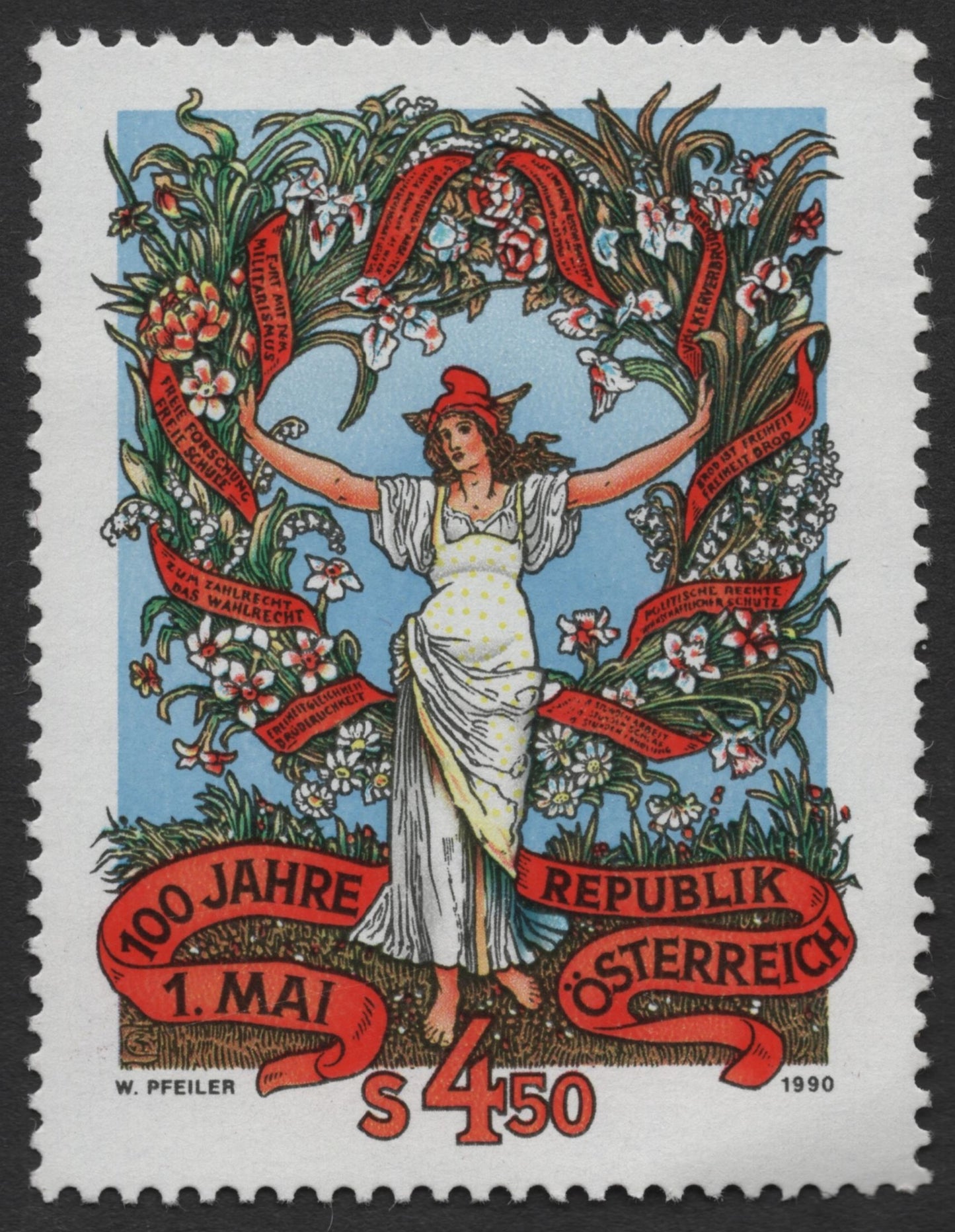 SCG1196 - 1990 Austria – May Day and Social Justice Tribute