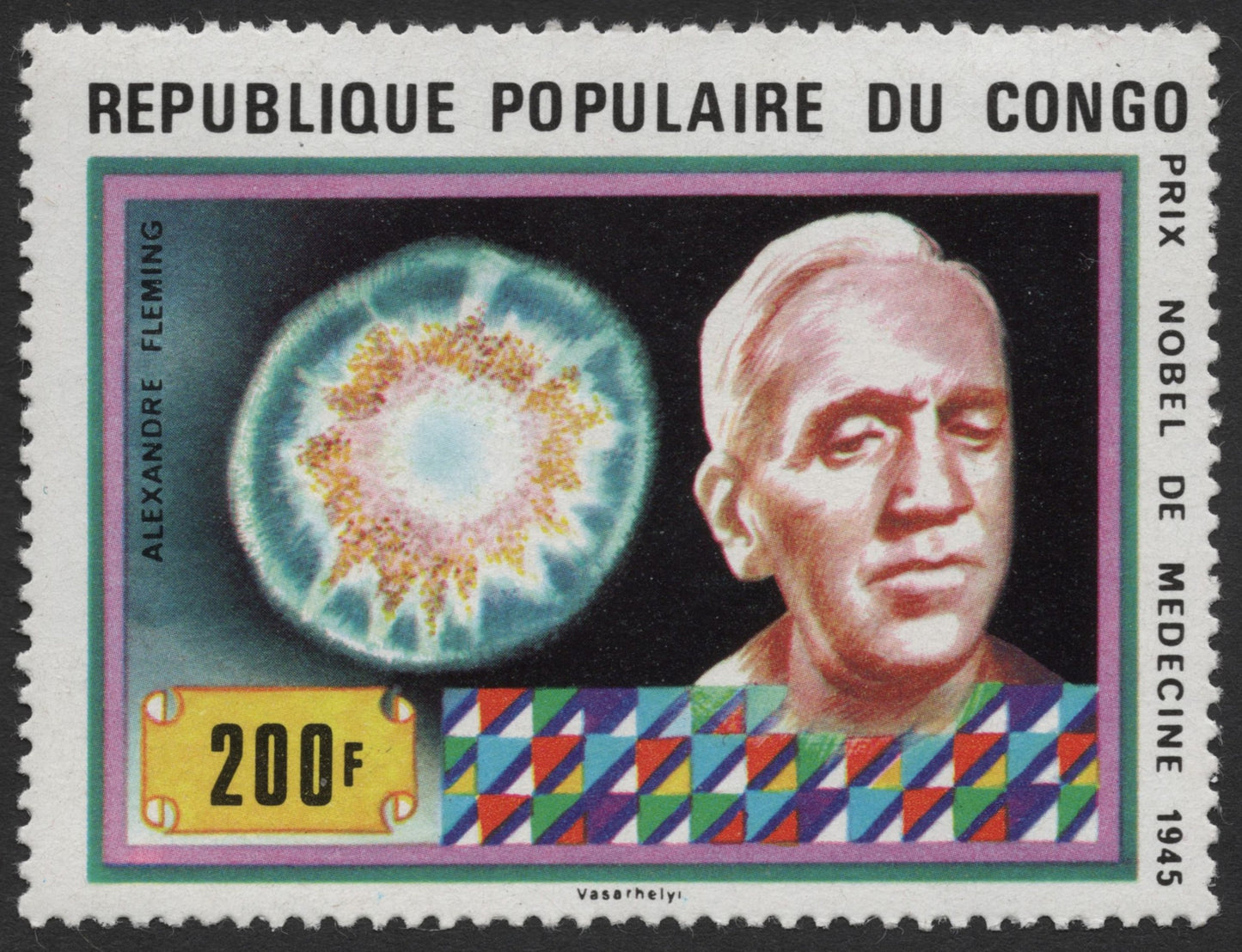 SCG1197 - Congo – Alexandre Fleming, Nobel Prize in Medicine (1945)