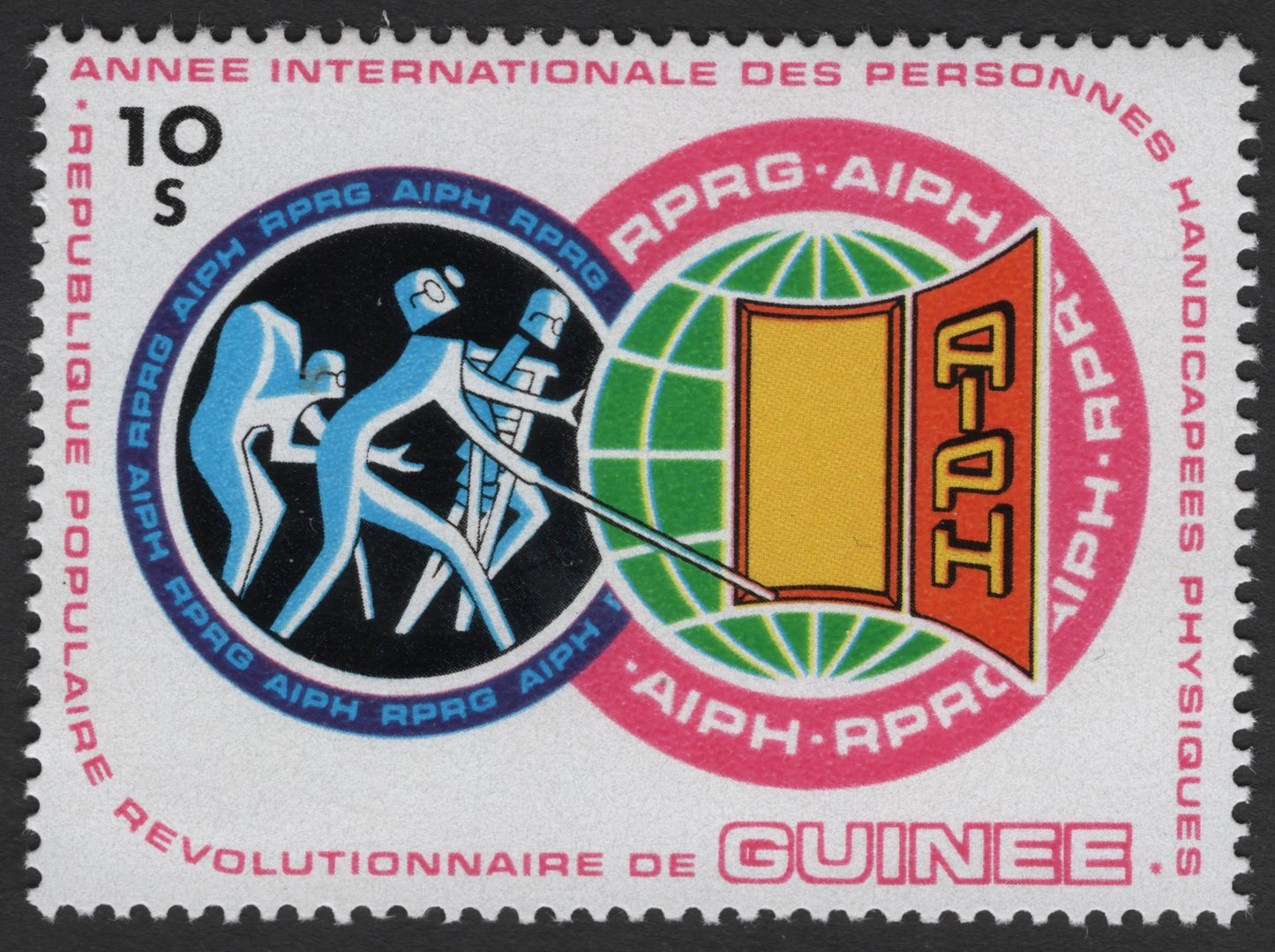 SCG1200 - Guinea – International Year of Disabled Persons (1981) Stamp Set