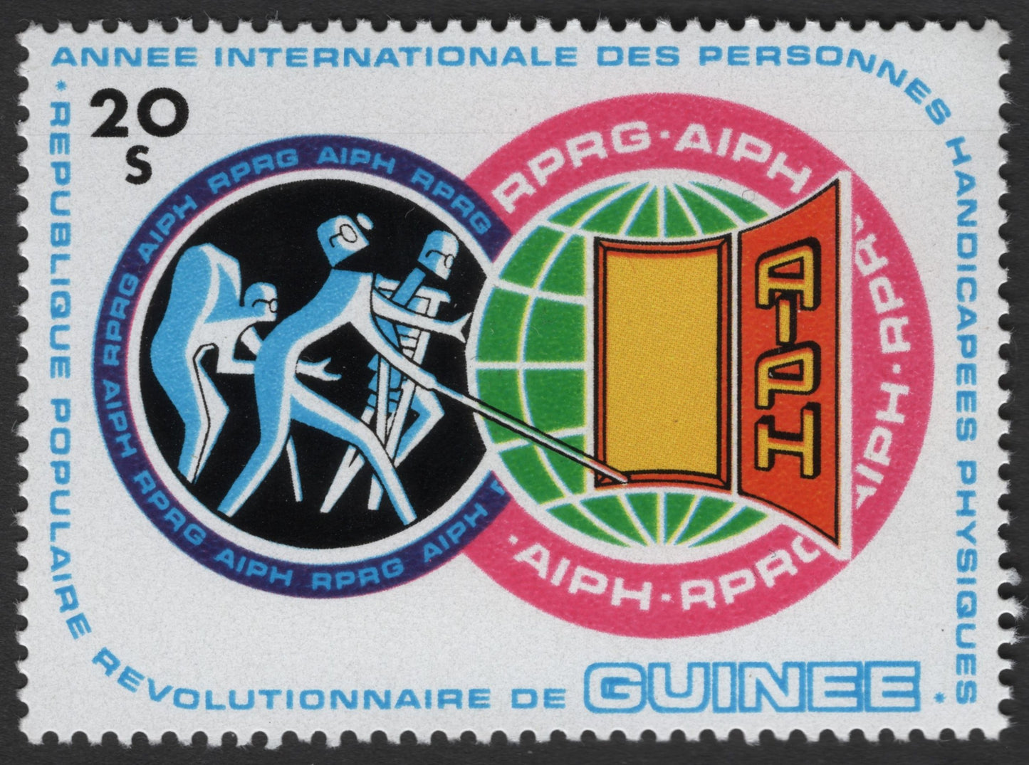 SCG1200 - Guinea – International Year of Disabled Persons (1981) Stamp Set