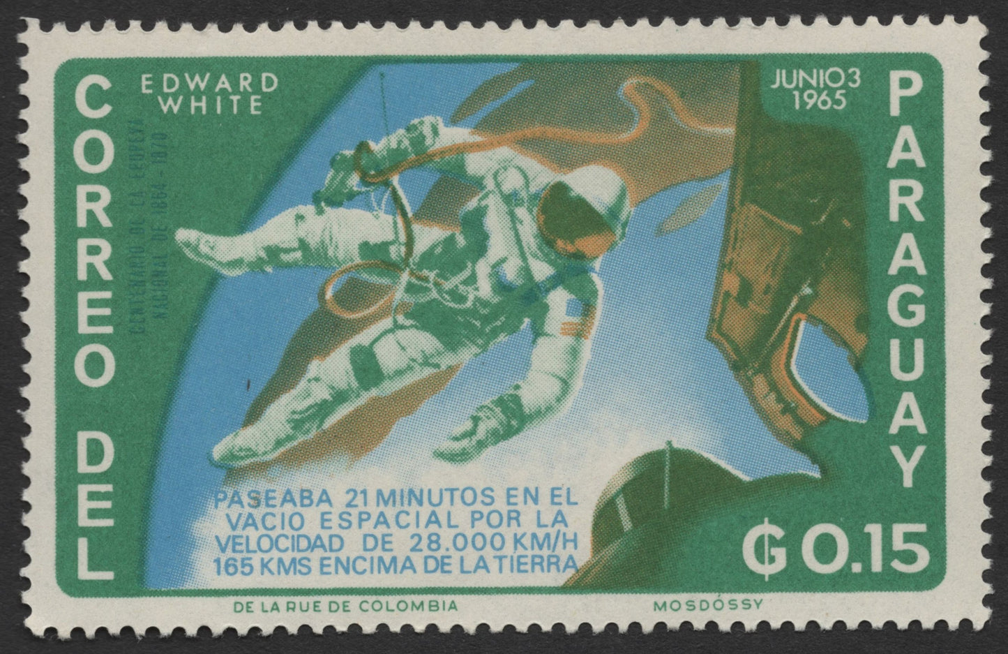 SCG1217 - Paraguay – Gemini Space Missions Commemorative Set