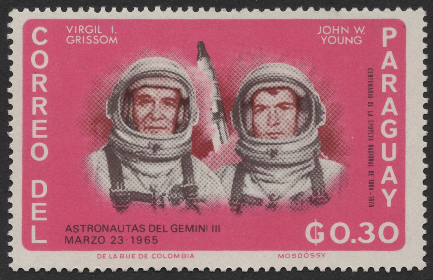 SCG1217 - Paraguay – Gemini Space Missions Commemorative Set