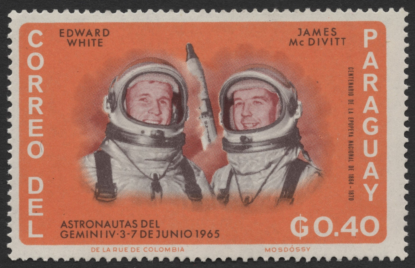 SCG1217 - Paraguay – Gemini Space Missions Commemorative Set
