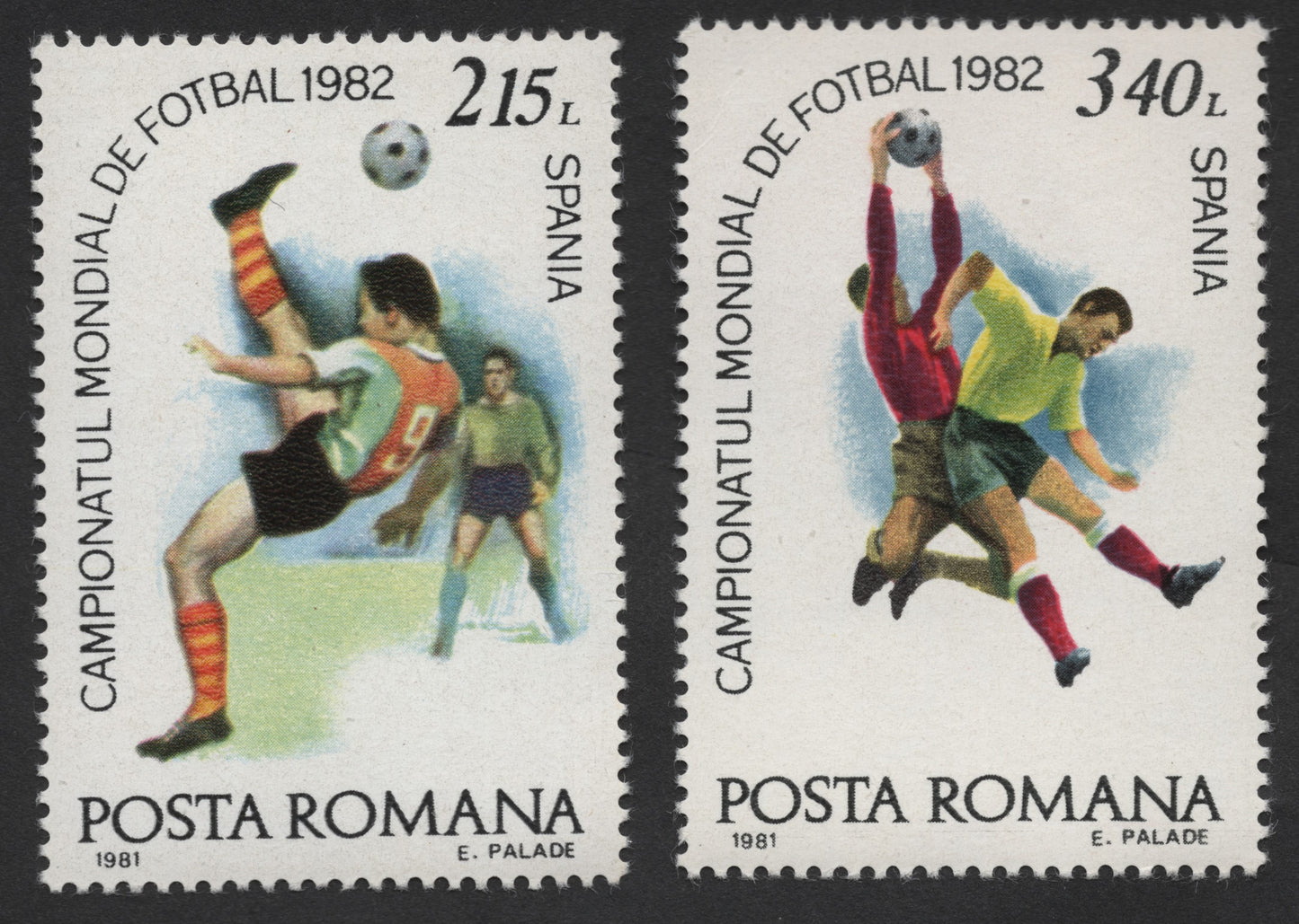 SCG1205 - Romania – 1982 FIFA World Cup Spain Commemorative Stamps